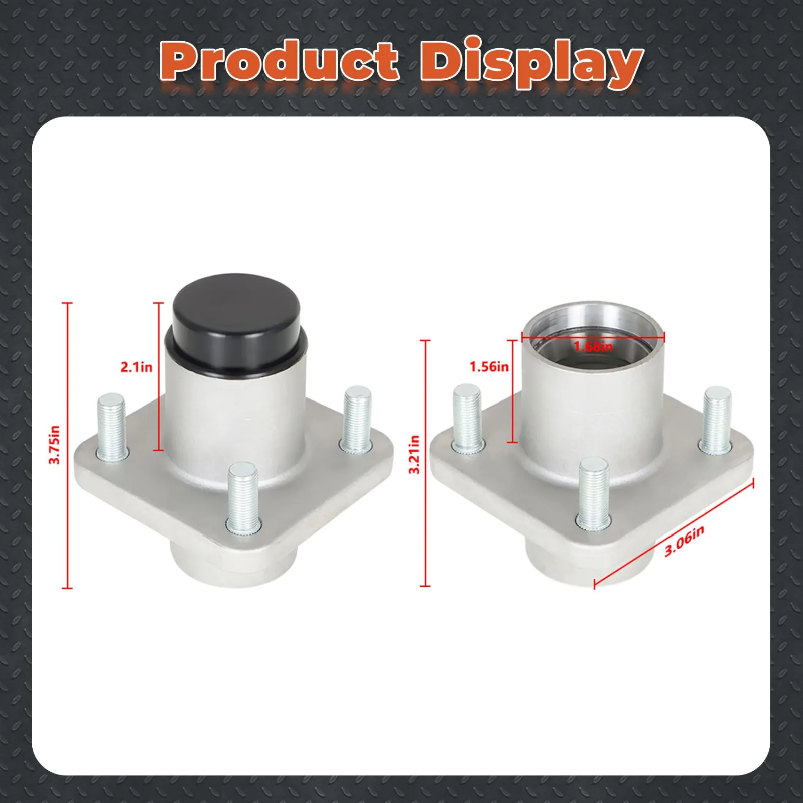 Labwork Front Hub Assembly for E-Z-GO TXT/Medalist image 3