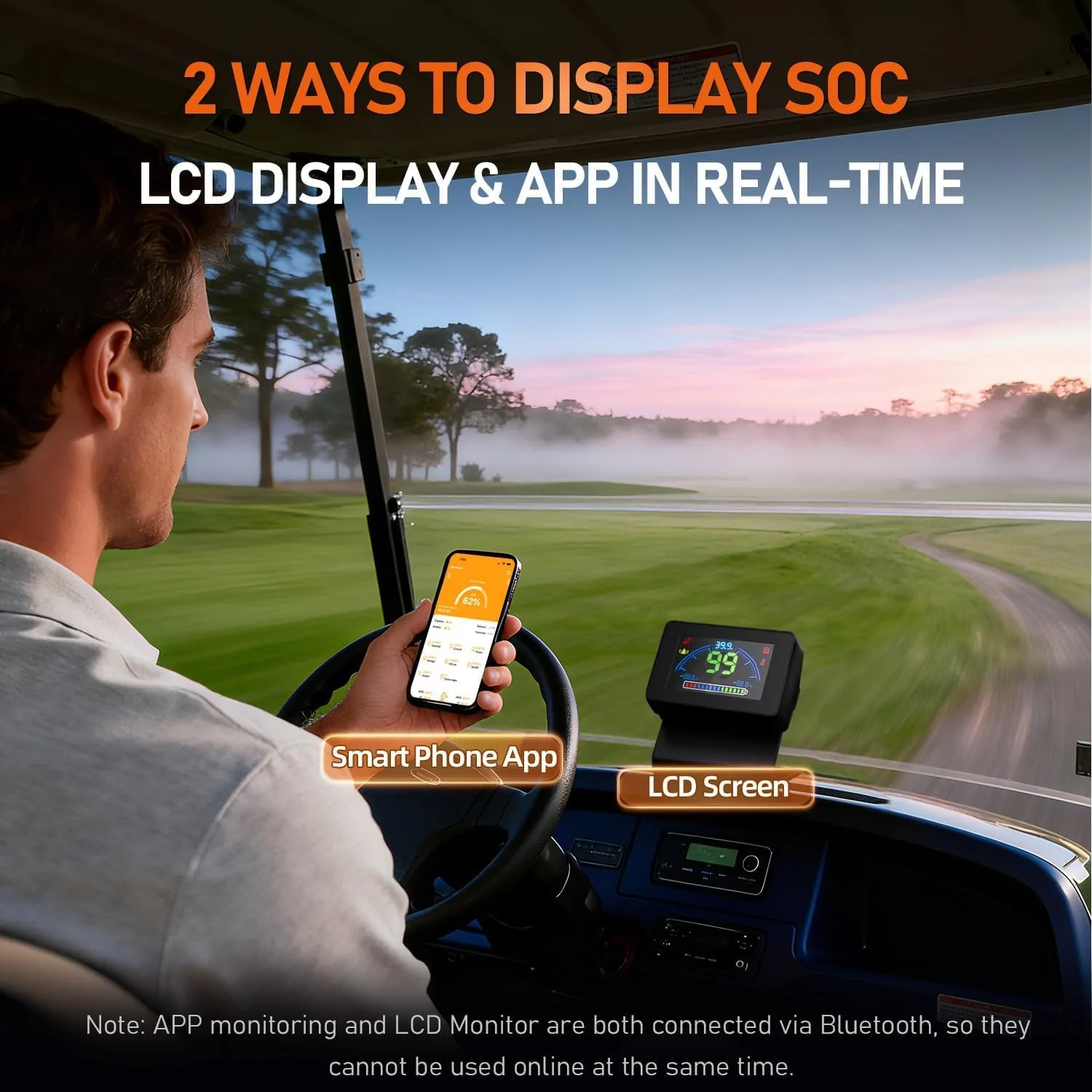 SOURCEPOW 36V 105Ah LiFePO4 Golf Cart Battery SP36105BT image 4