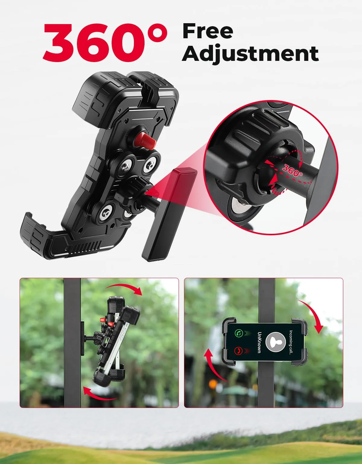 KEMIMOTO Magnetic Golf Cart Phone Holder Mount image 3