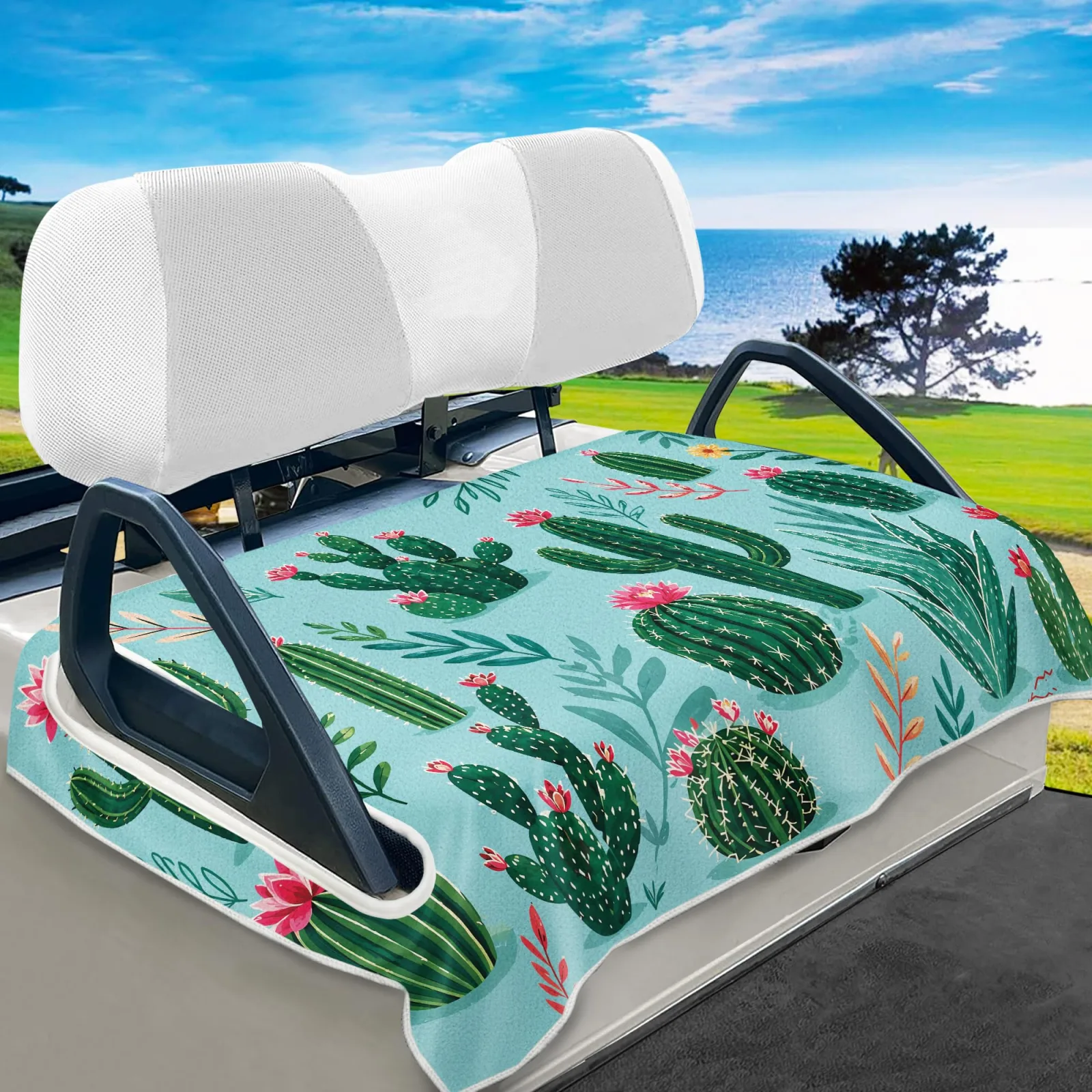 YOKYHOM Golf Cart Seat Cover, 51 x 31 in, Part 05