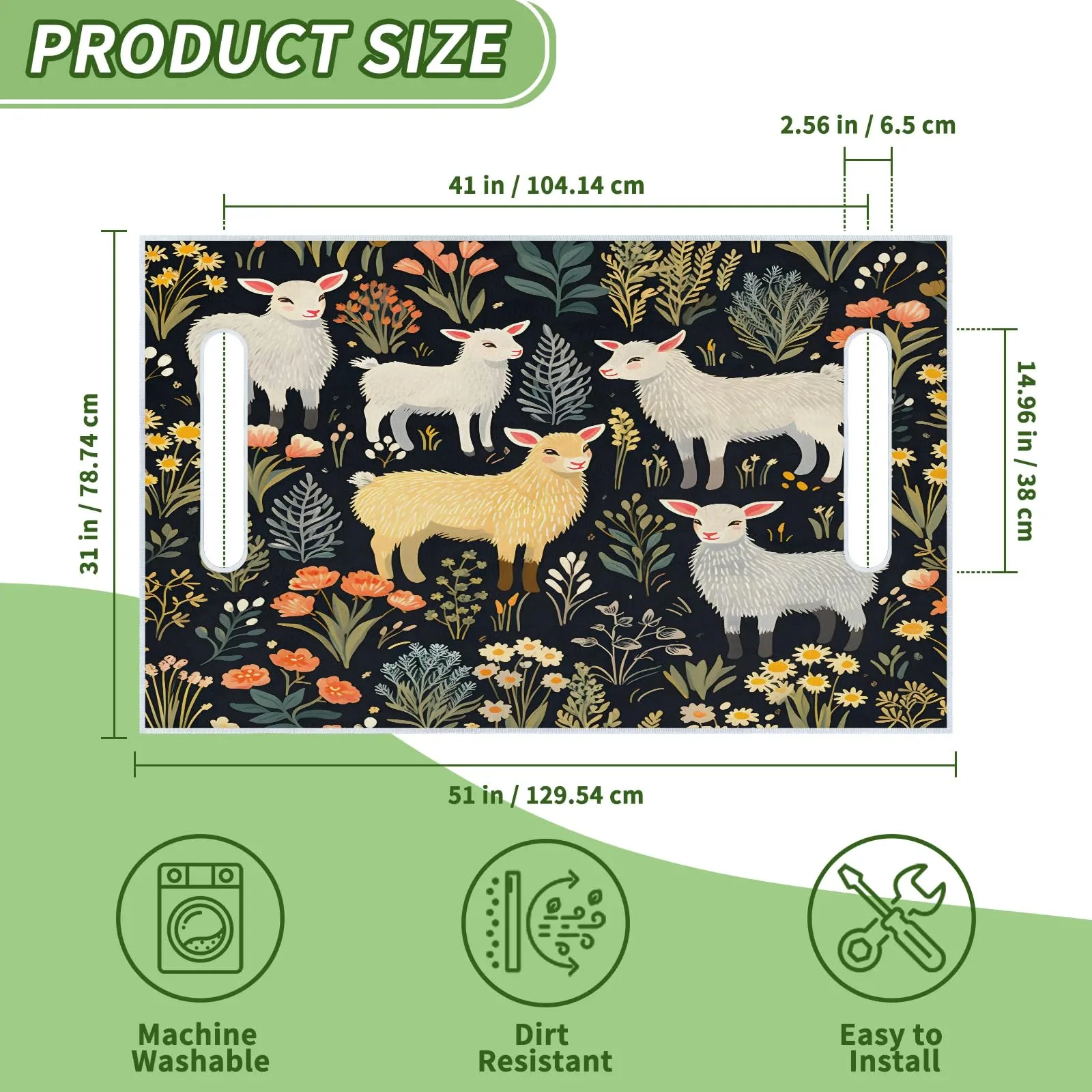 Tiveruda Golf Cart Seat Cover for Double Seats image 2