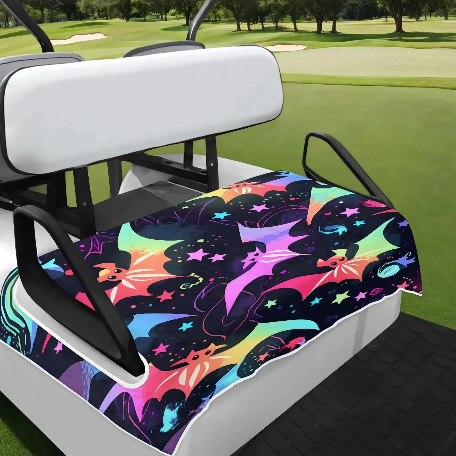Tiveruda Golf Cart Seat Cover for Double Seats, 51 x 31 in