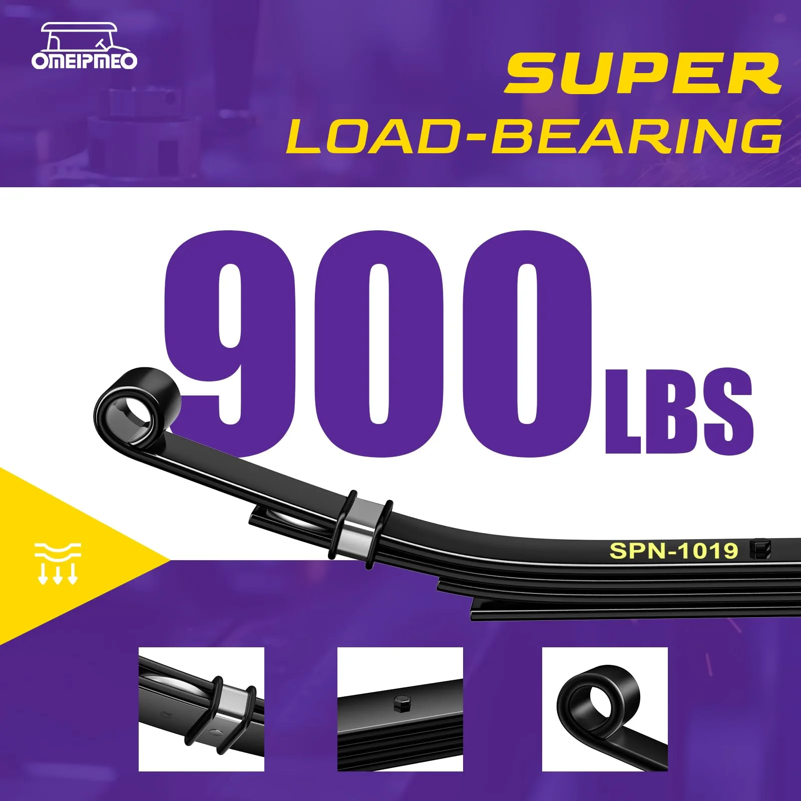 OMEIPMEO Rear Leaf Springs Kit for Club Car DS 1982+ image 4
