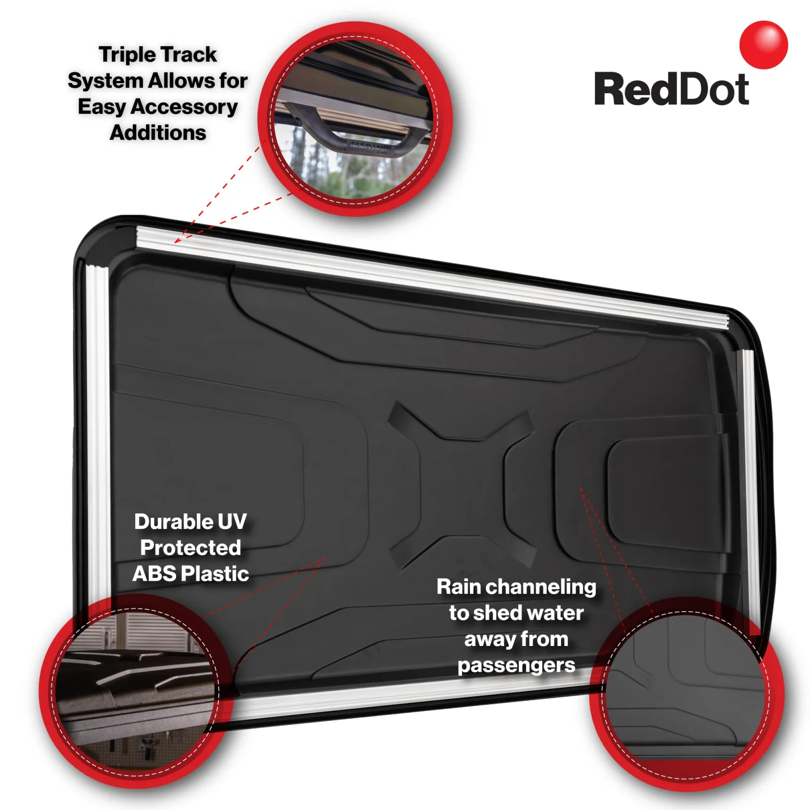 RED DOT Versa Triple Track Golf Cart Top 26-178 image 2