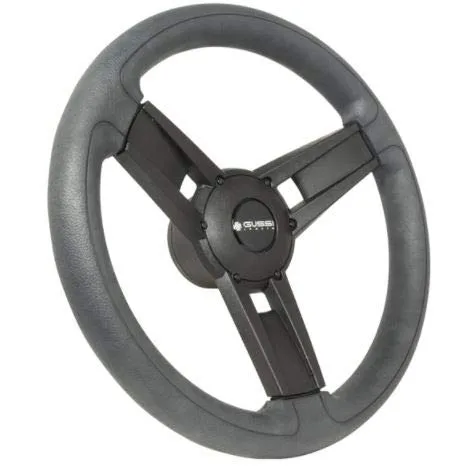 3G Gussi Black & White Steering Wheel for Club Car Precedent image 3