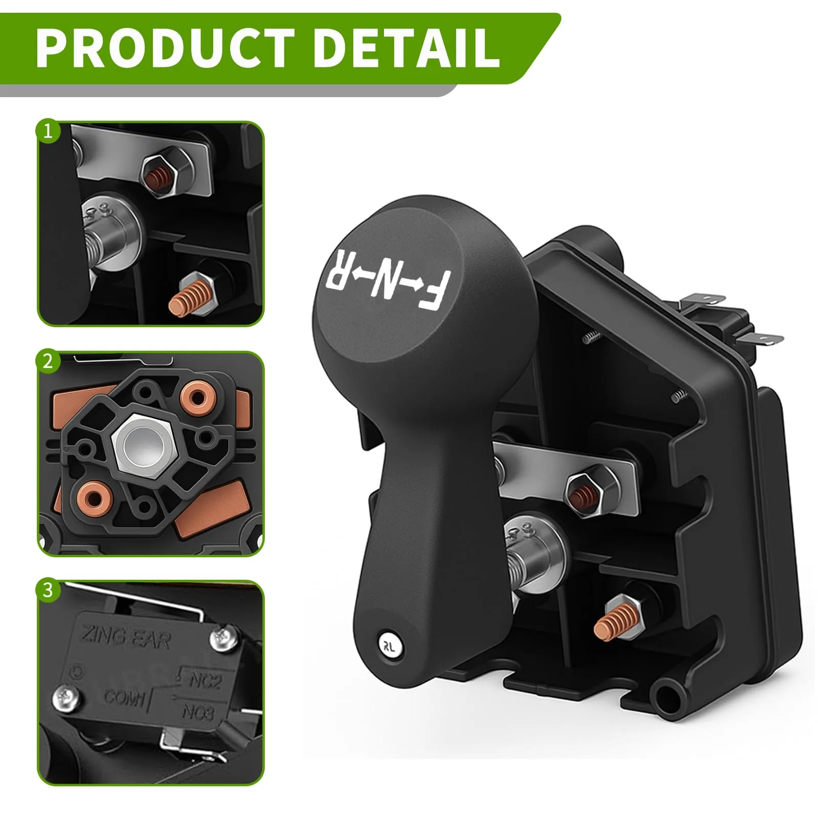 OXTOUF 36V Club Car DS Forward/Reverse Switch Assembly image 2