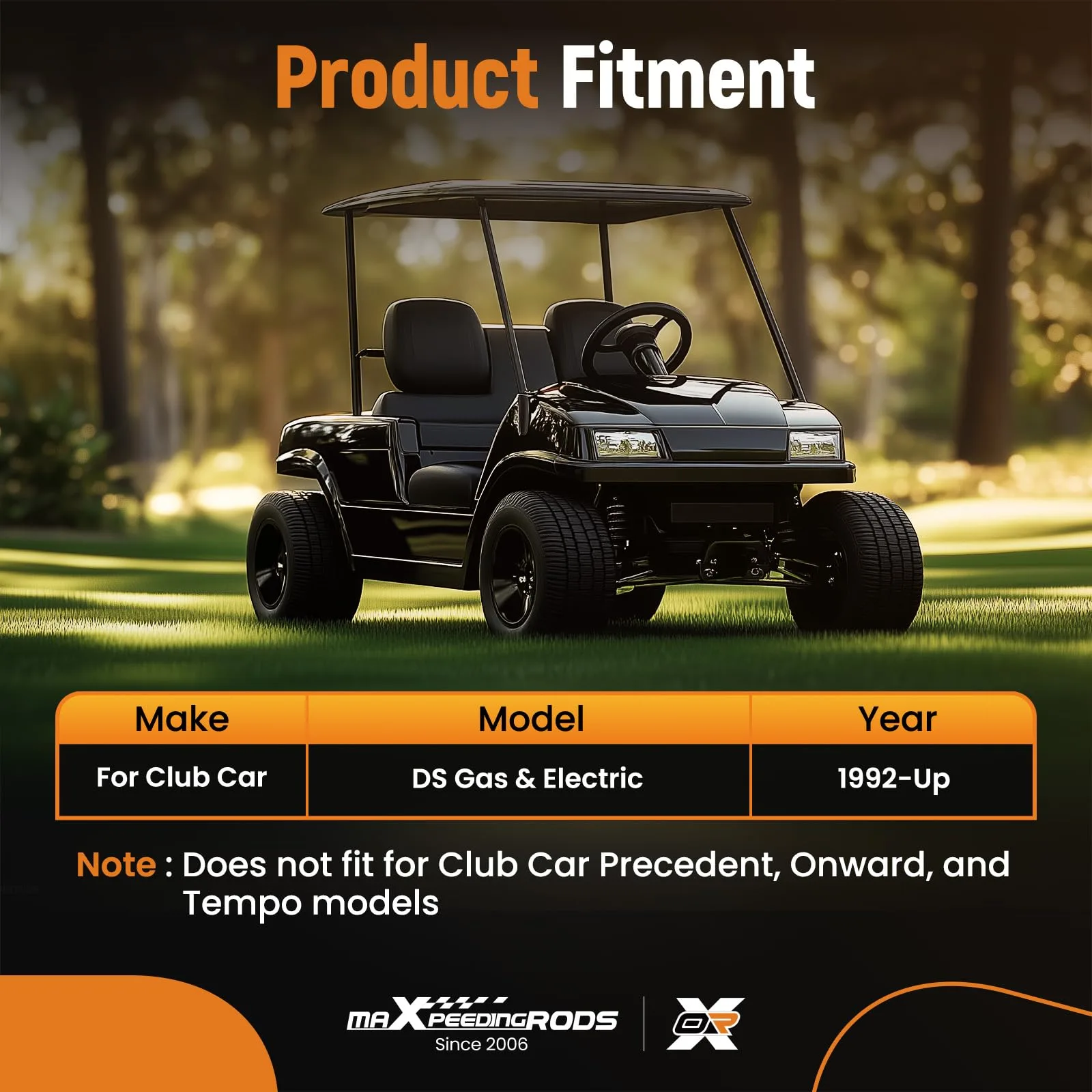 maXpeedingrods Club Car DS Front & Rear Repair Kit image 2