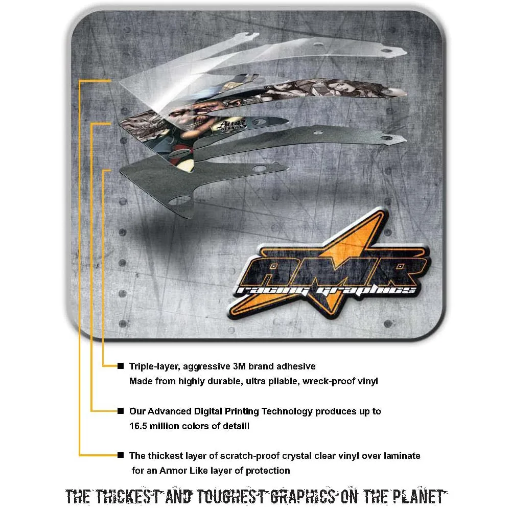 AMR Racing Grasswing Camo Graphics Kit for E-Z-GO TXT image 2
