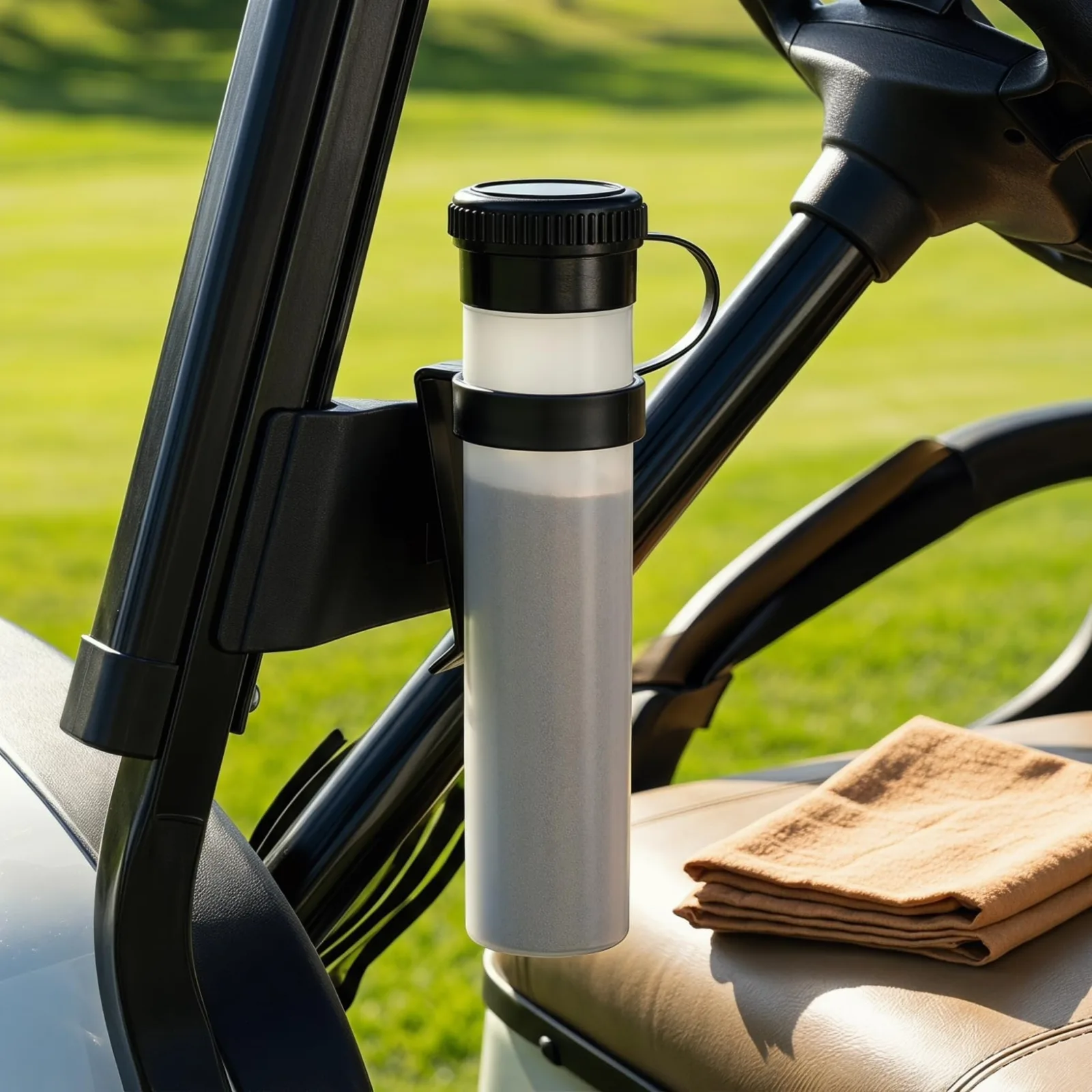 Toddmomy Golf Sand Bottle with Clip, White Plastic image 3