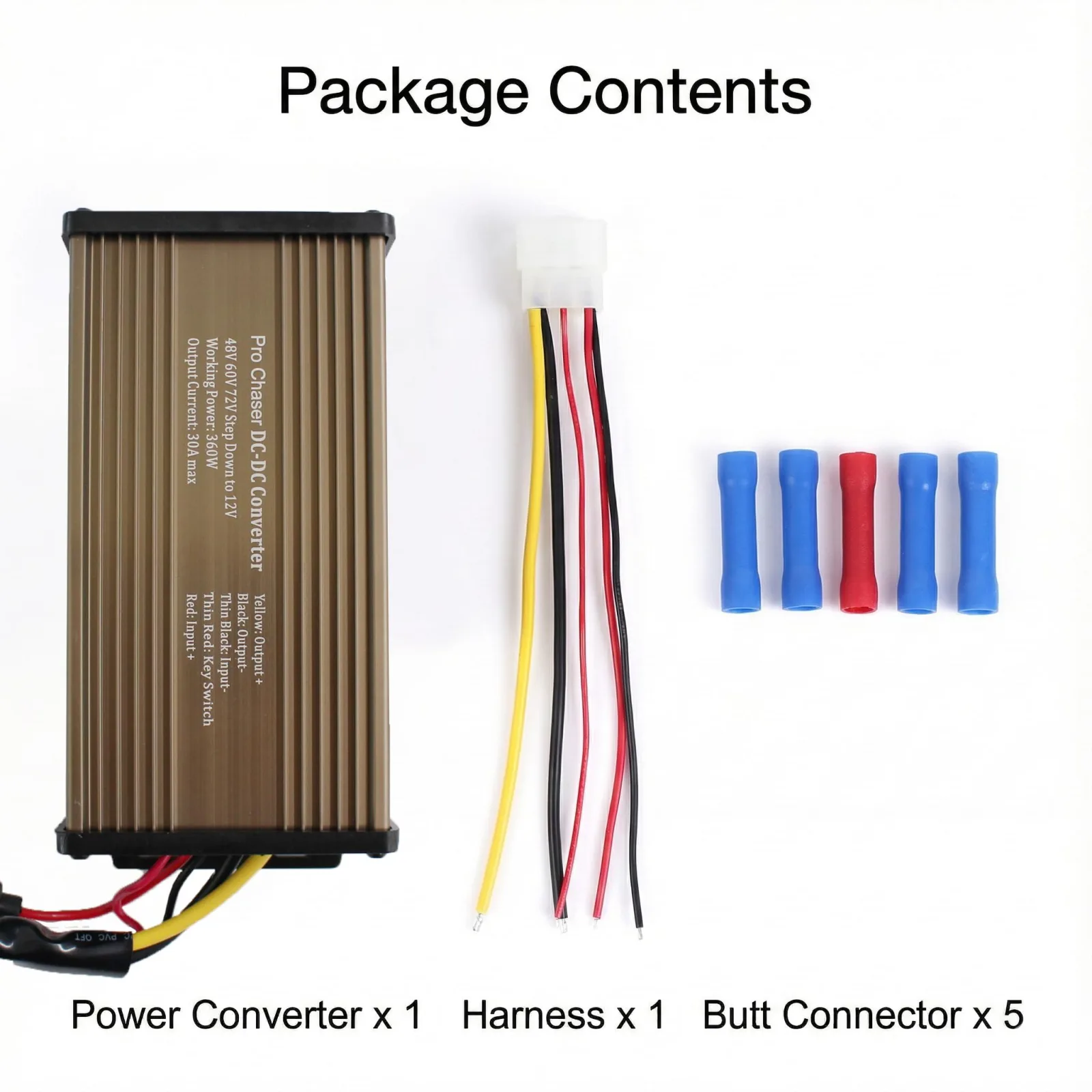 Pro Chaser 48–72V to 12V DC-DC Converter, 30A 360W image 3