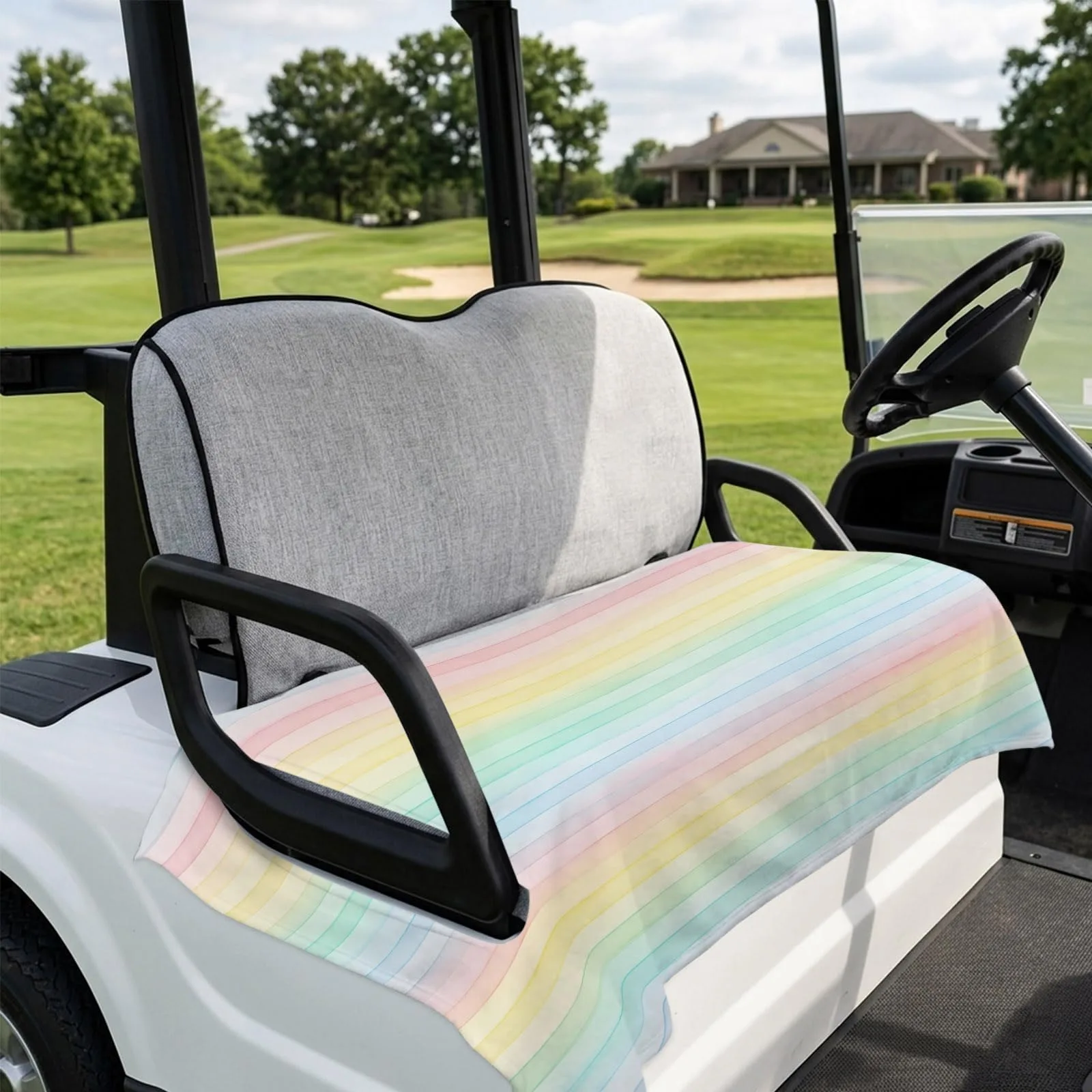 DecorLovee Golf Cart Seat Cover 51 x 31 in SkyBlue image 4