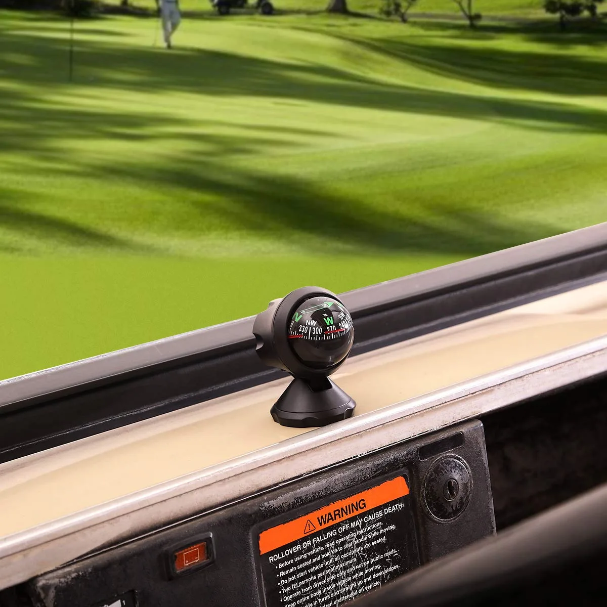 10L0L Adjustable Golf Cart Dash Compass image 3