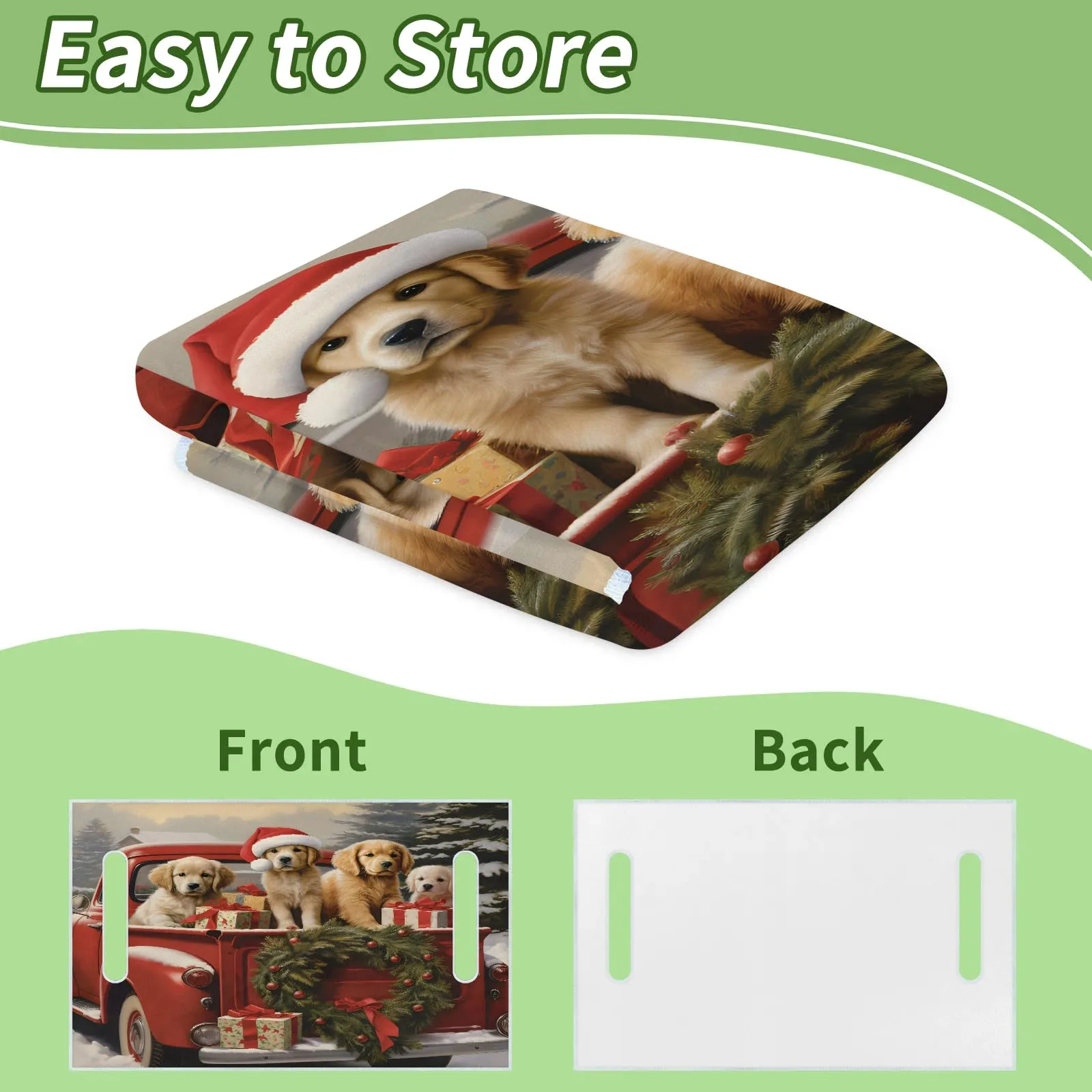 Tiveruda Golf Cart Seat Cover for Double Seats, 51 x 31 in image 4