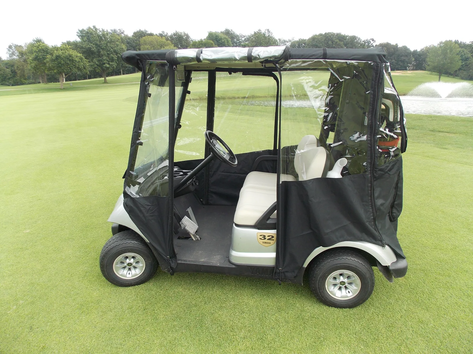 Doorworks Premium 4-Sided Golf Cart Cover for Yamaha Drive / Drive2 - 7E-PX45-DAMM image 2