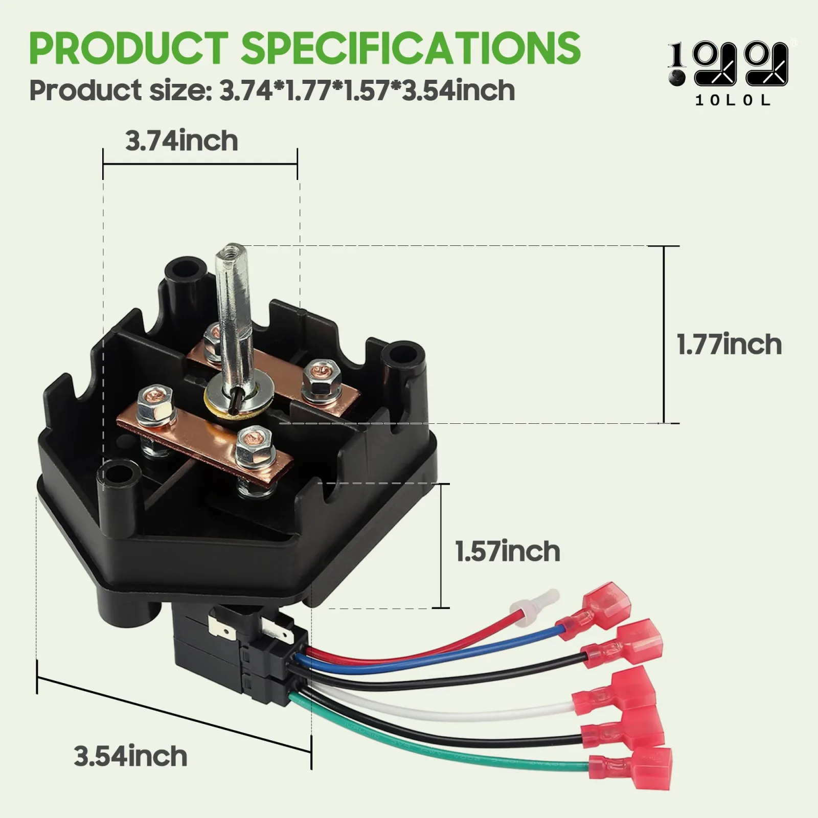 10L0L Forward Reverse Switch for Club Car DS 48V 1995-2004 image 3