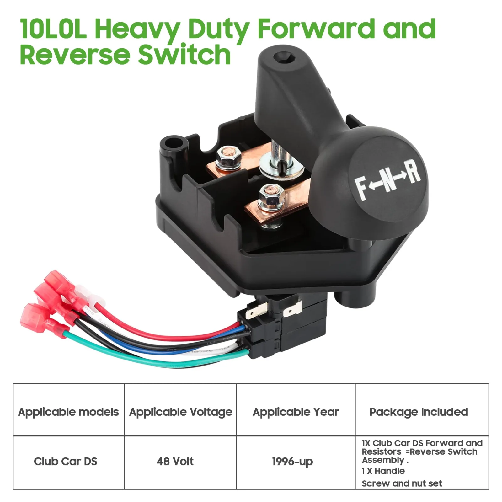 10L0L Forward Reverse Switch for Club Car DS 48V 1995-2004 image 4