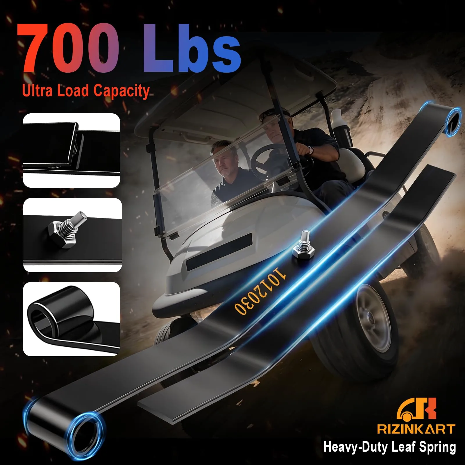 RIZINKART Front Leaf Spring Kit for Club Car DS & Precedent image 3