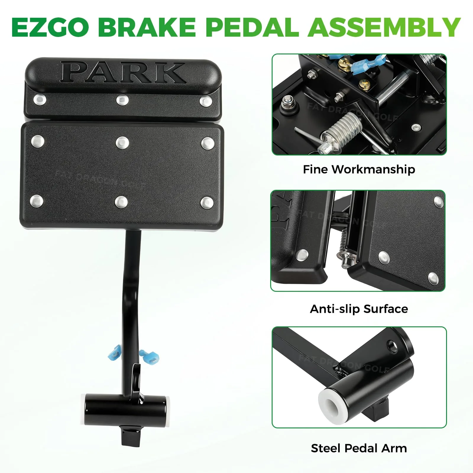 Panglong Brake Pedal Assembly for E-Z-GO TXT Golf Carts image 2