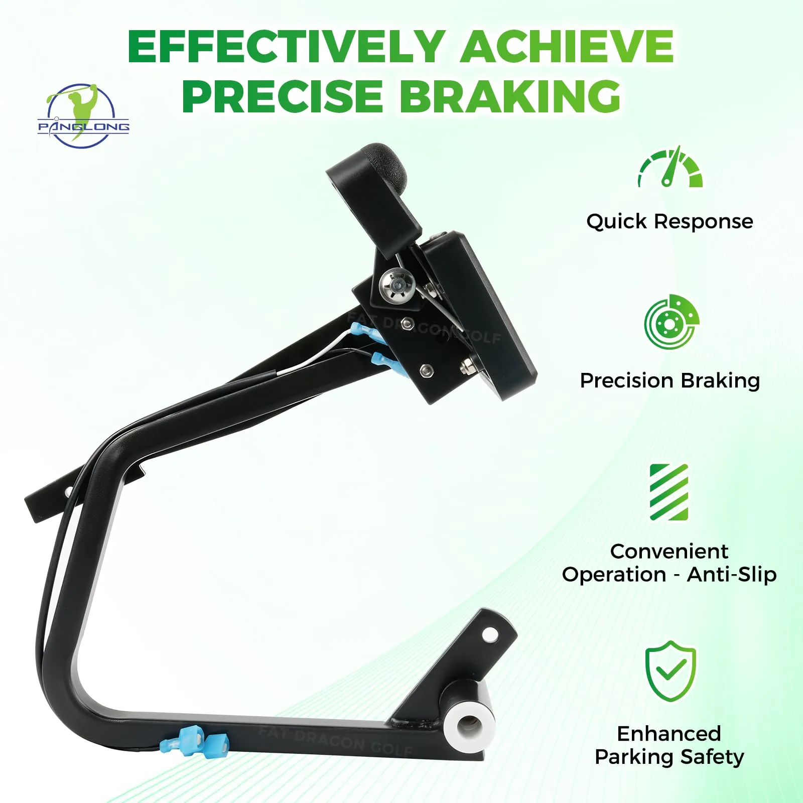 Panglong Brake Pedal Assembly for E-Z-GO TXT Golf Carts image 3