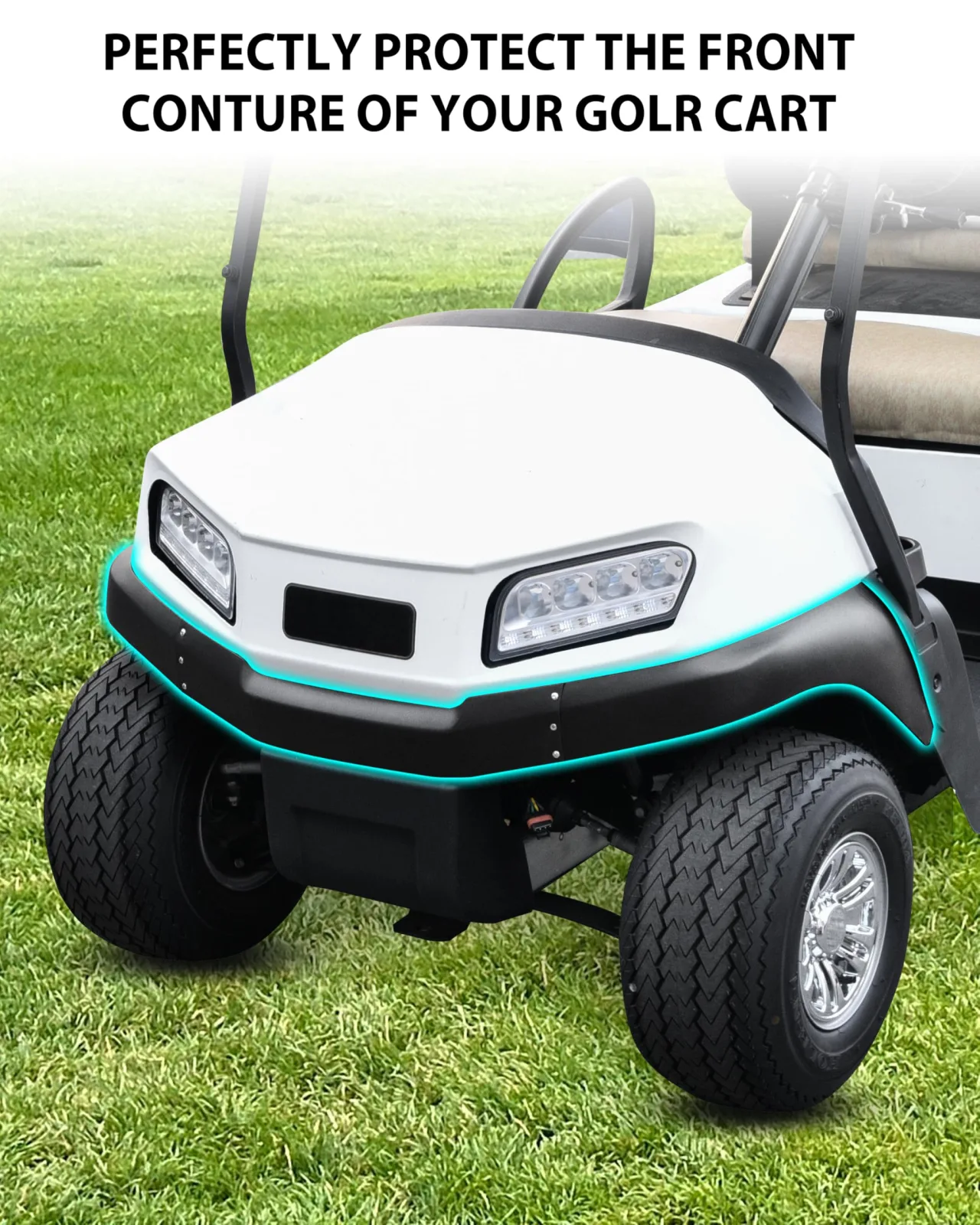 SAUTVS Front Bumper Lip for Club Car Tempo 2018+ image 4