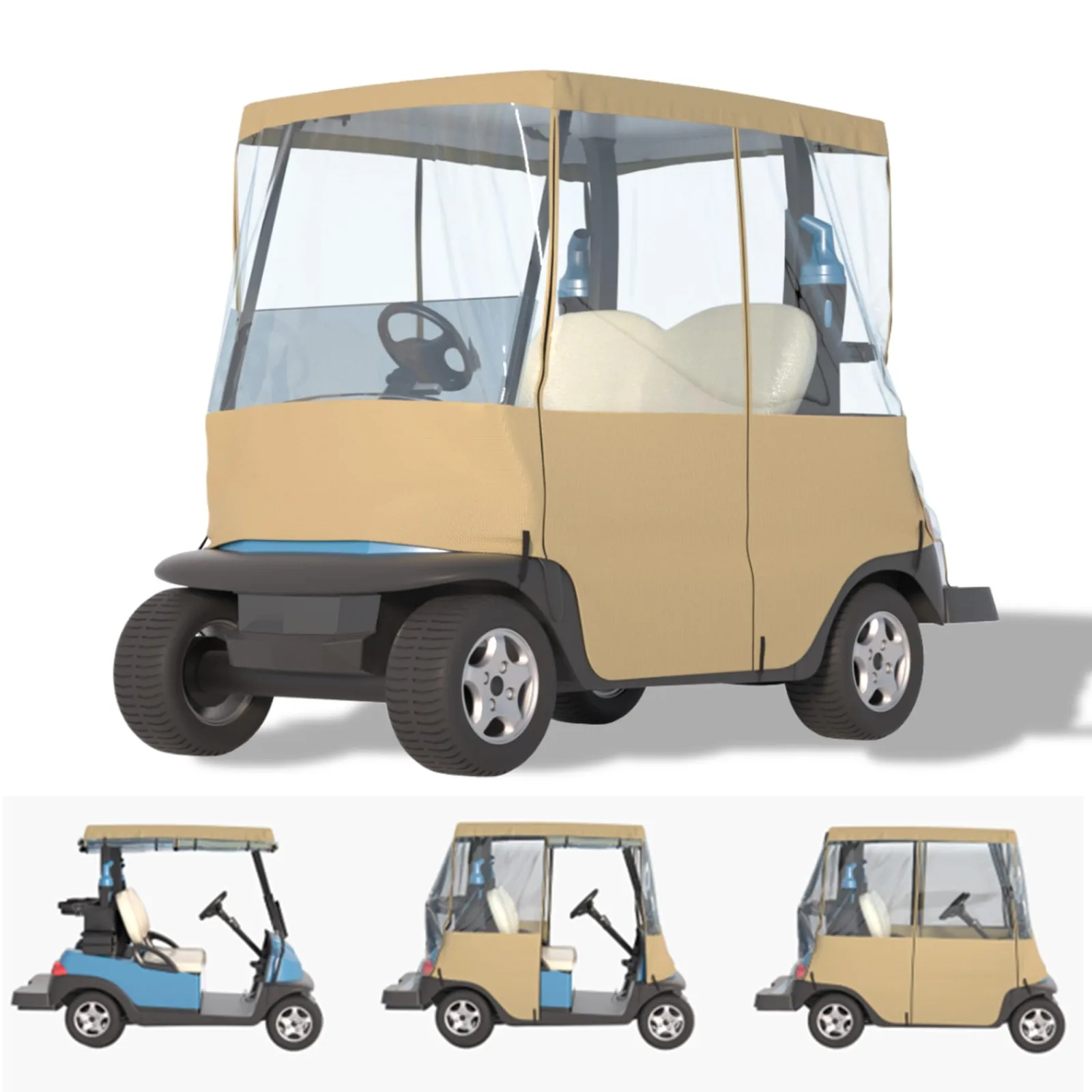 Santiano 2-Passenger Golf Cart Driving Enclosure