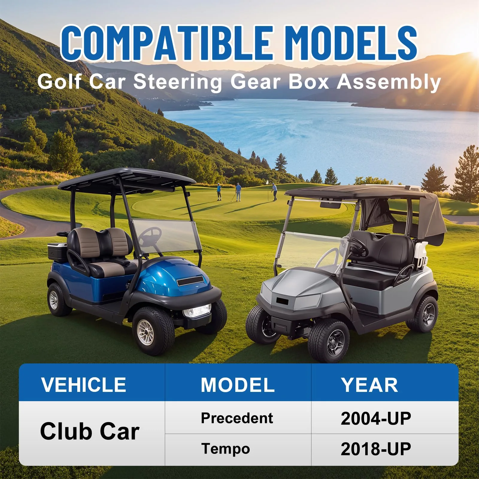 PCACSCT Steering Gear Box Assembly for Club Car 102288601 image 2