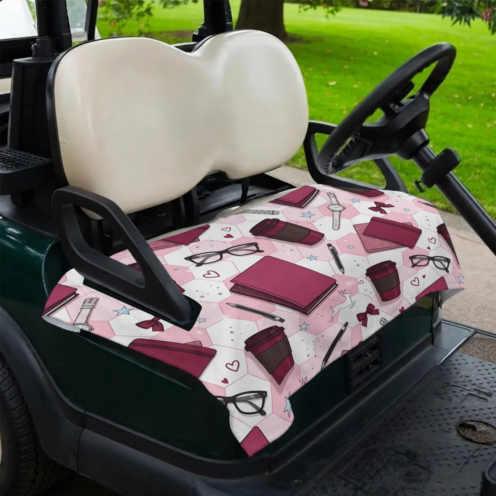 DecorLovee 2-Seater Golf Cart Seat Cover, 51 x 31 in. image 2