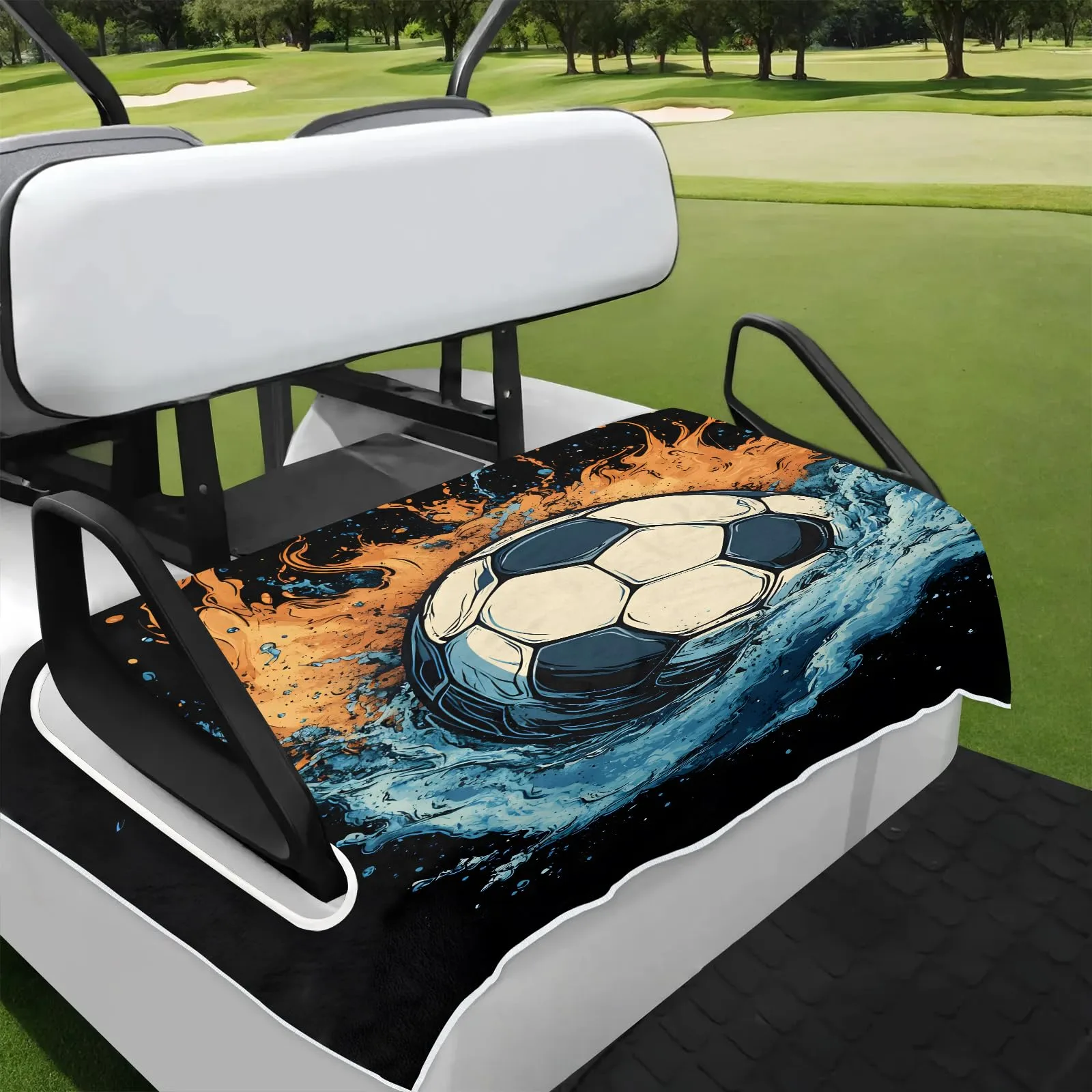 Tiveruda Golf Cart Seat Cover for Double Seats, 51 x 31 in