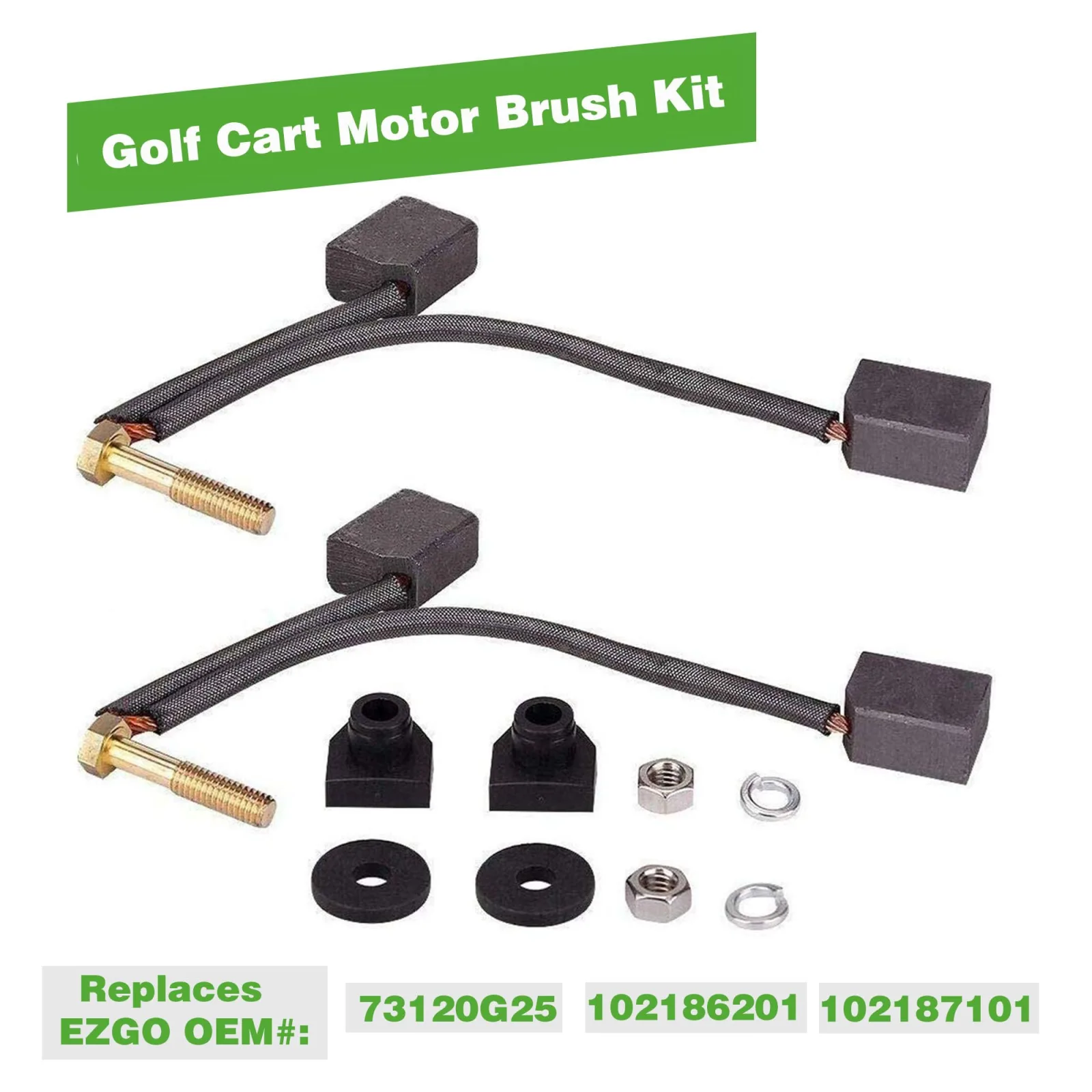10L0L ADC Motor Brush Kit for E-Z-GO and Club Car image 4