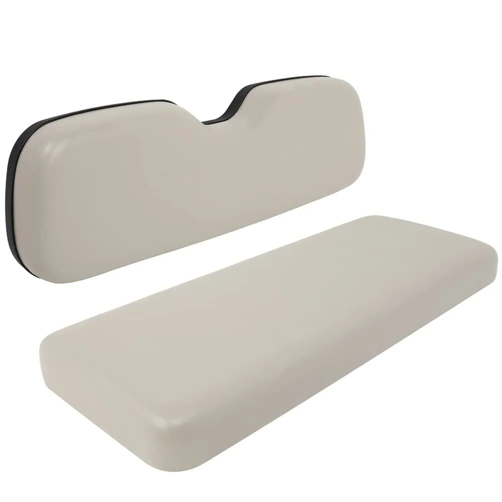 ILVGOLF Golf Cart Flip Rear Seat Cushion Set, Stone