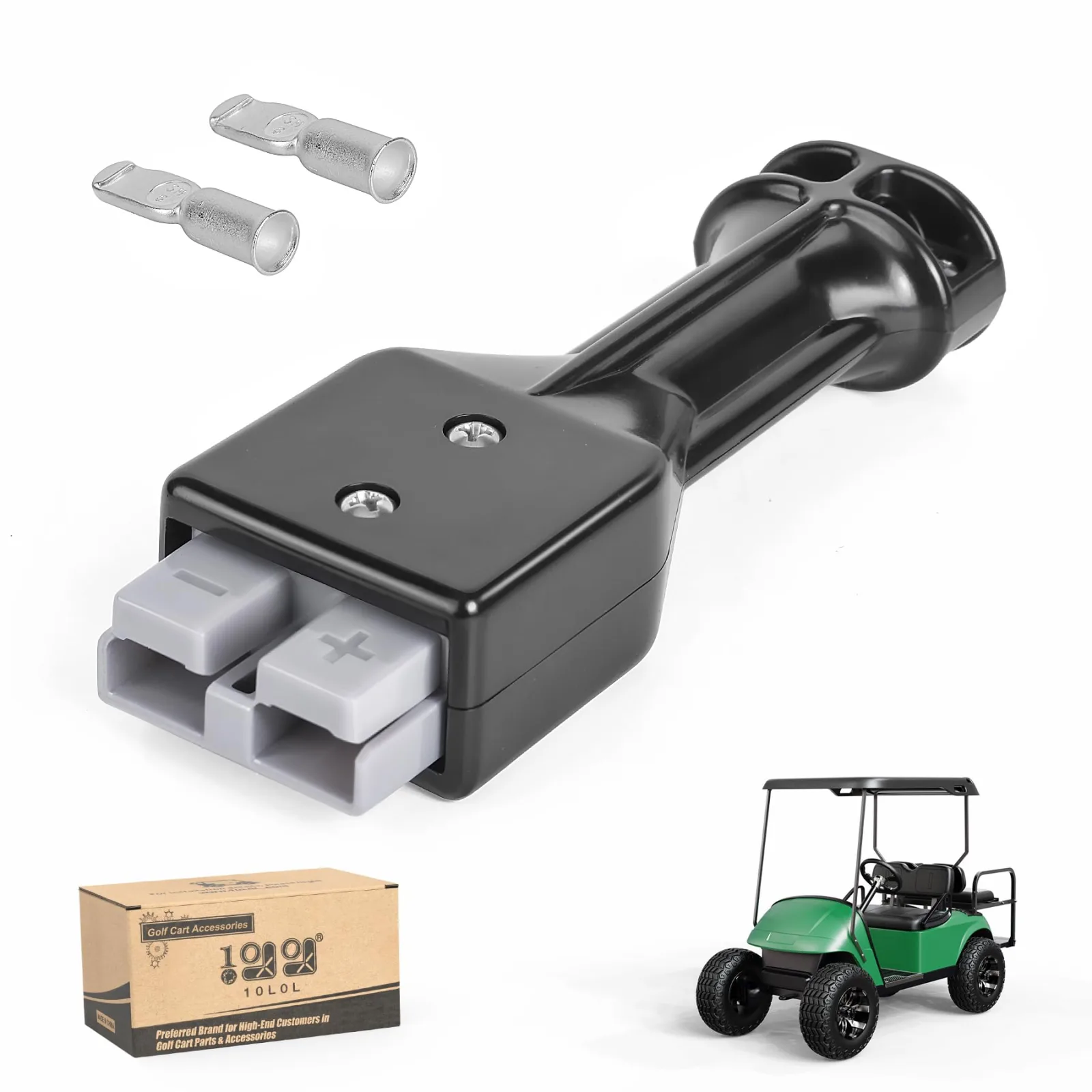 10L0L Golf Cart Charger Plug SB50 Connector Kit for EZGO