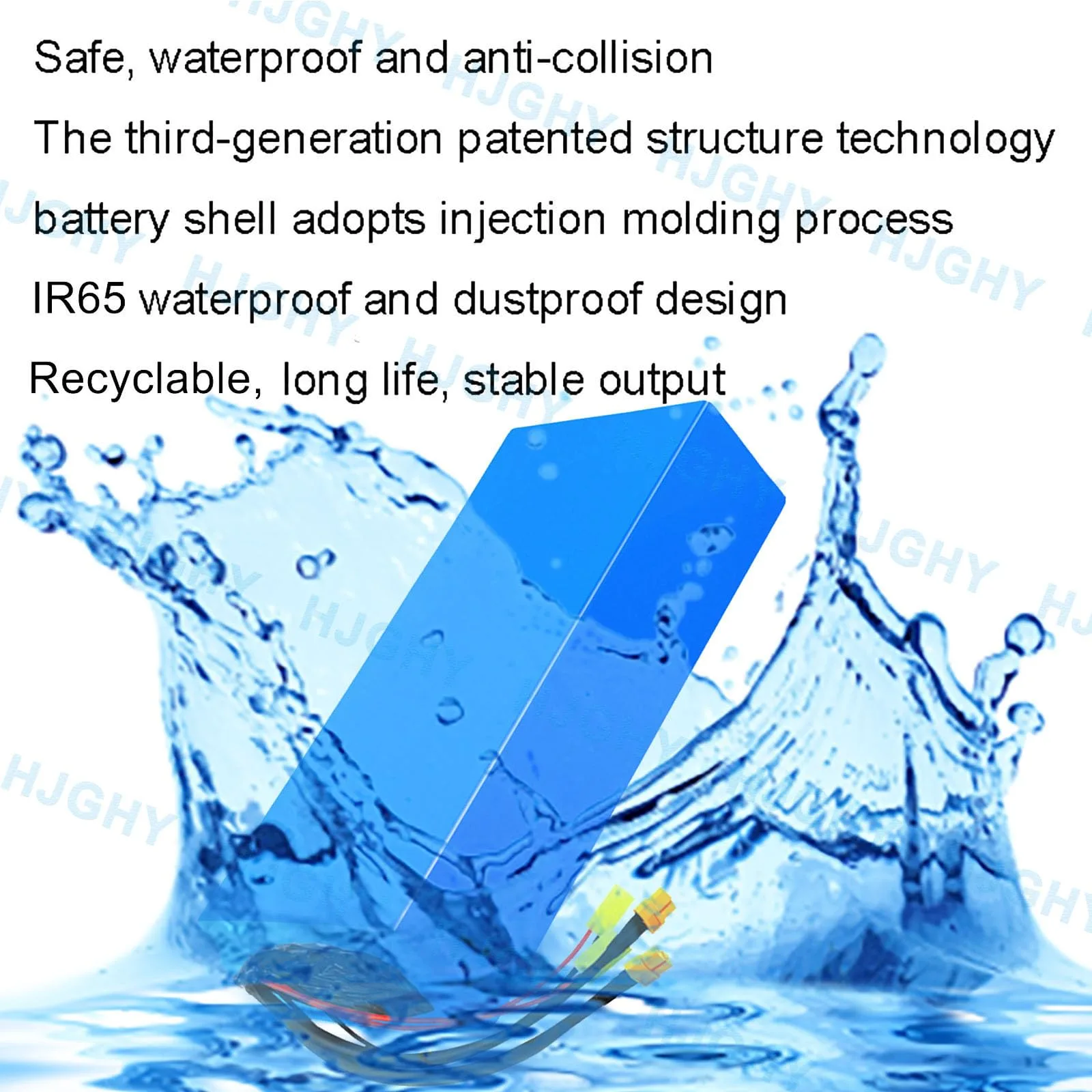 HJGHY 60V Lithium Battery Pack with 30A BMS image 4
