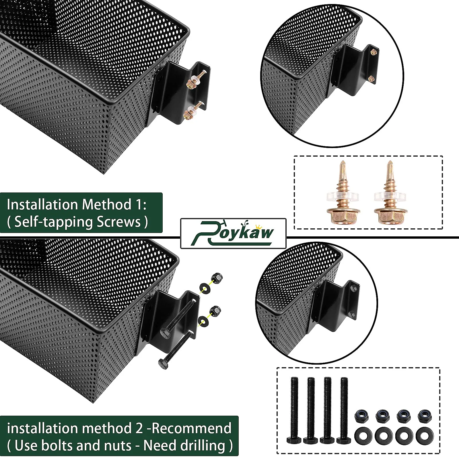 Roykaw Front Basket Dash Storage Tray for Yamaha G29/Drive image 2