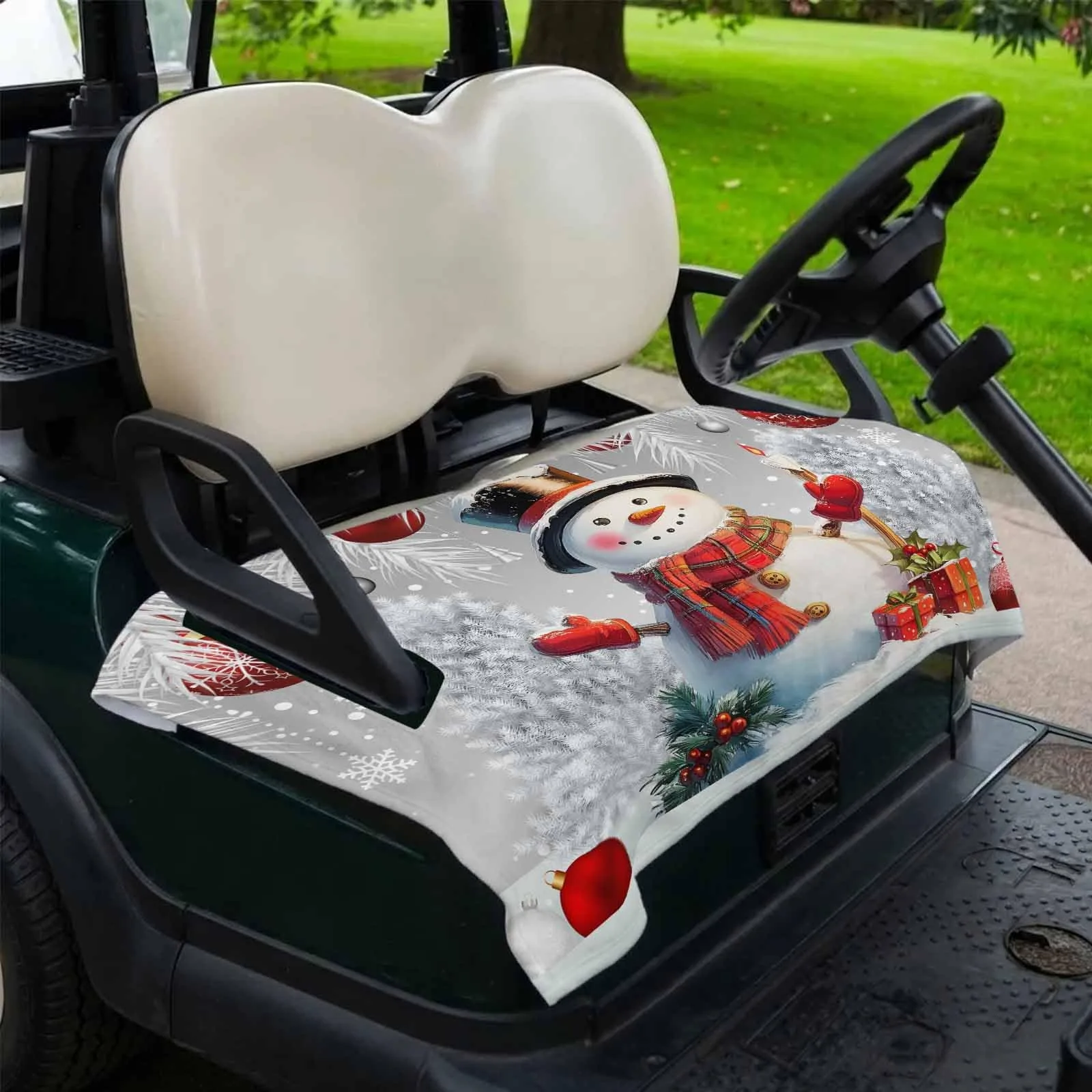 Lanata Gray Golf Cart Seat Cover Blanket 51 x 31 in image 4