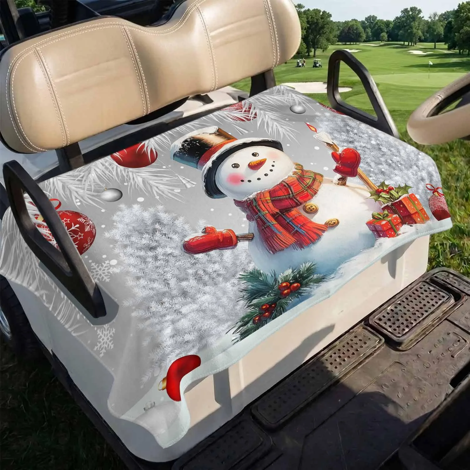 Lanata Gray Golf Cart Seat Cover Blanket 51 x 31 in