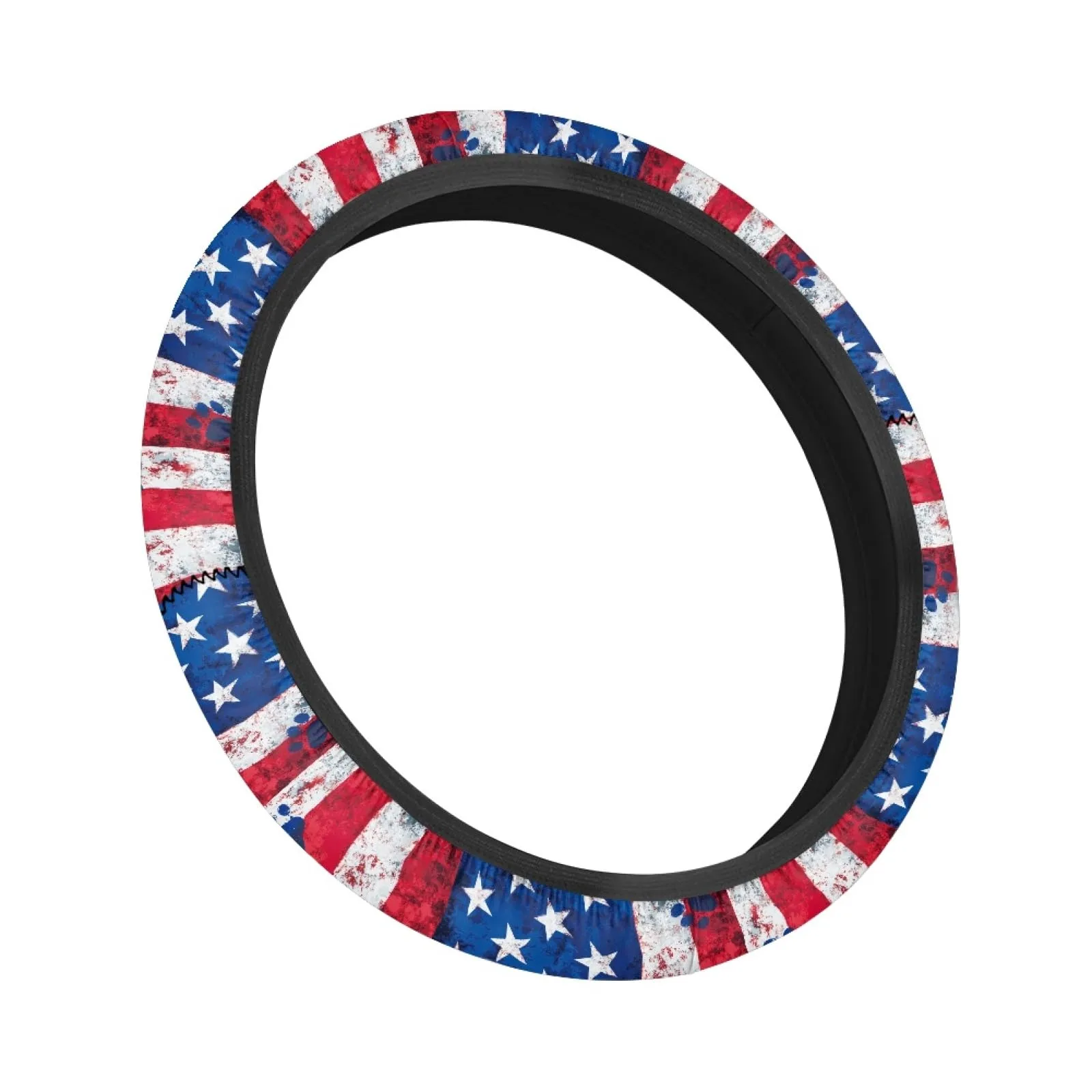 INSTANTARTS American Flag Golf Cart Steering Wheel Cover image 2