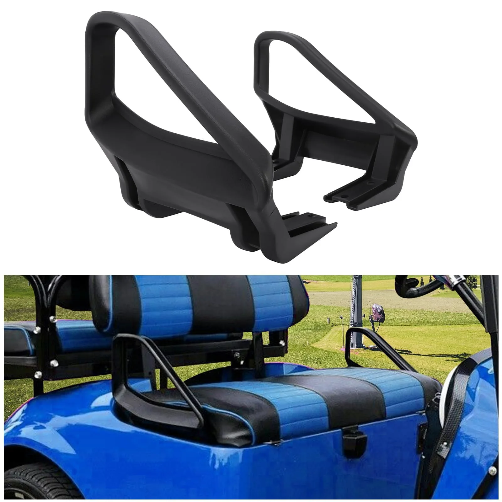HECASA Seat Handle Pair for 1994+ E-Z-GO TXT