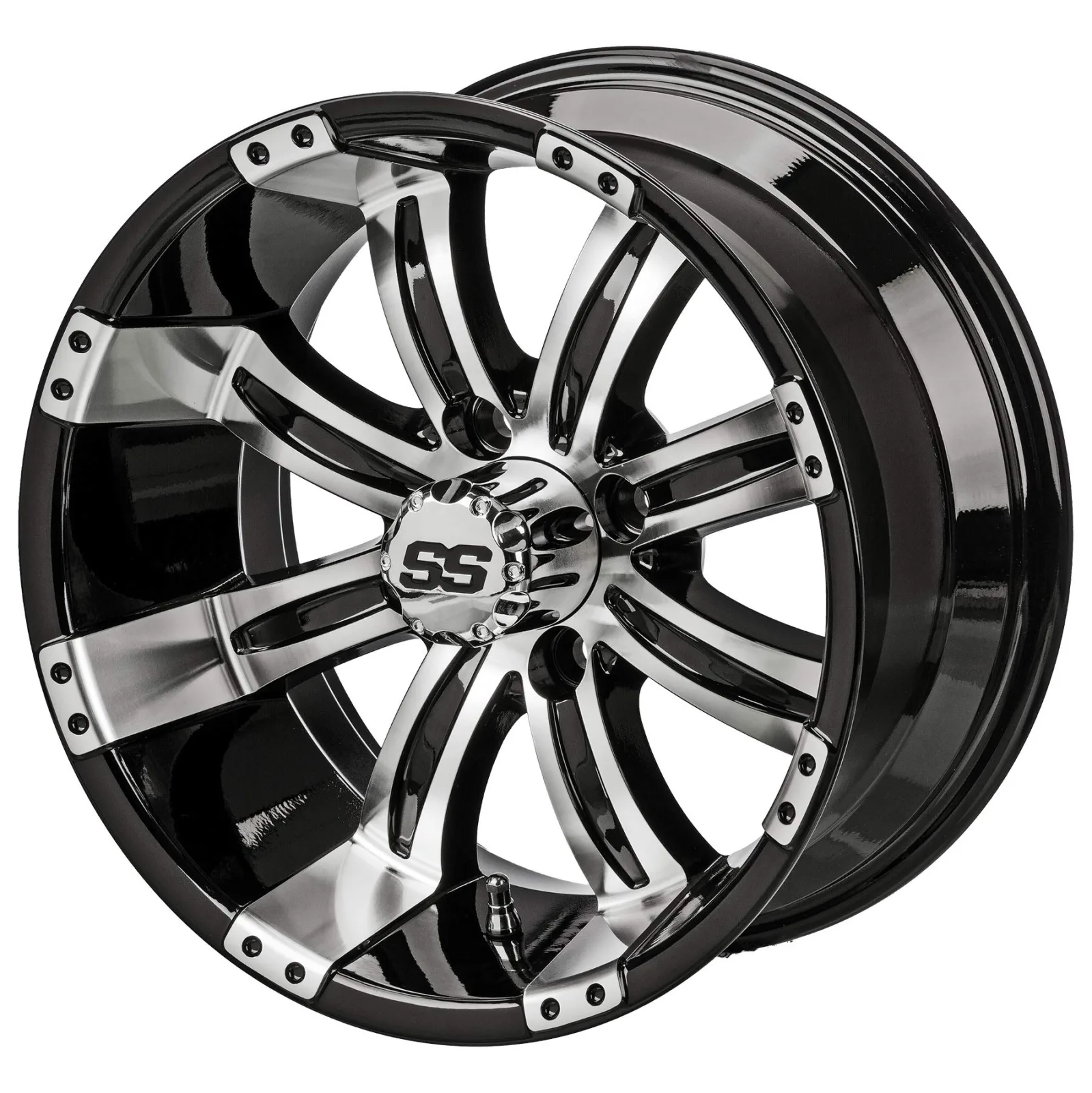 RM Cart 15-Inch Casino Golf Cart Wheel Set of 4