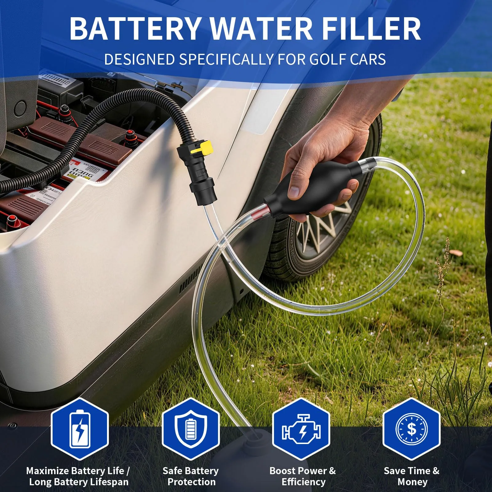 Lion helper Golf Cart Battery Water Filler-S image 4