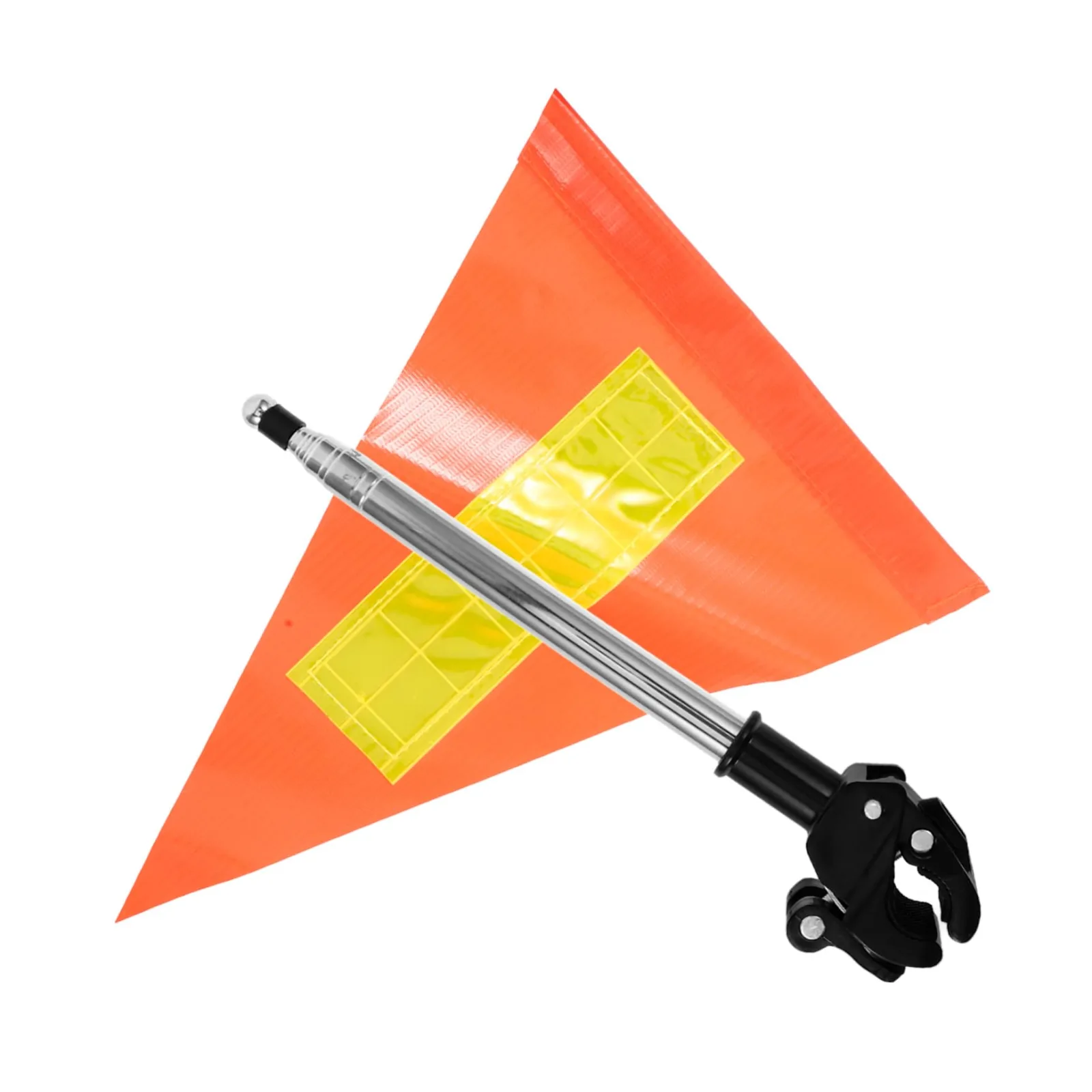 Cabilock Orange Reflective Telescopic Golf Cart Safety Flag