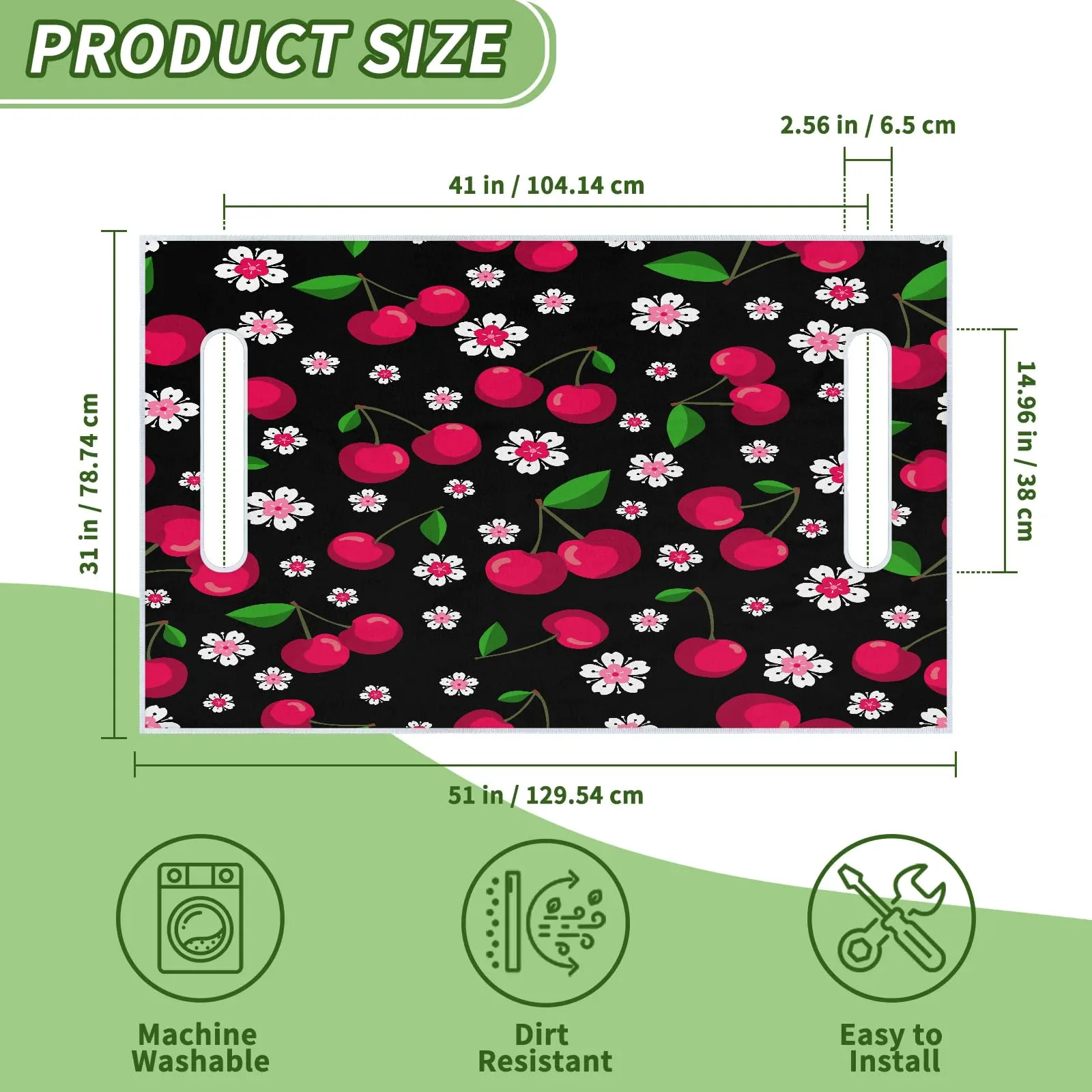 Tiveruda Golf Cart Seat Cover for Double Seats, 51 x 31 in image 2