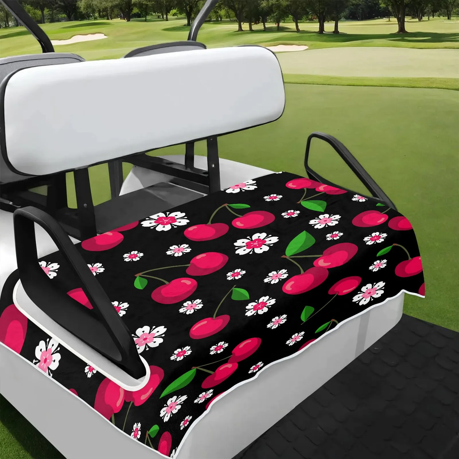 Tiveruda Golf Cart Seat Cover for Double Seats, 51 x 31 in