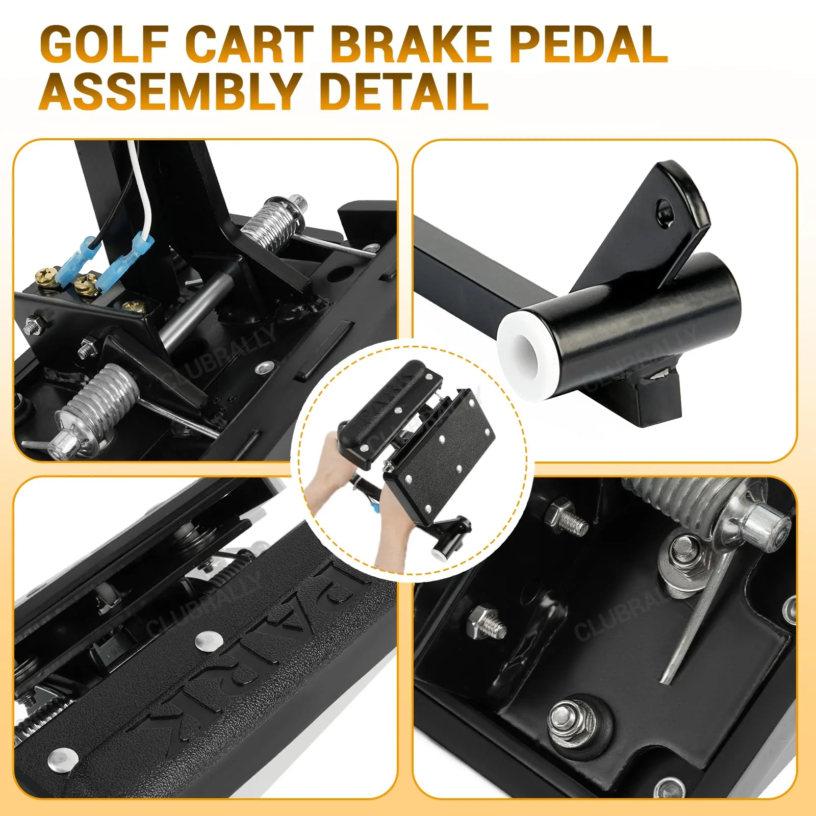 CLUBRALLY E-Z-GO Brake Pedal Assembly 70690-G01 image 2