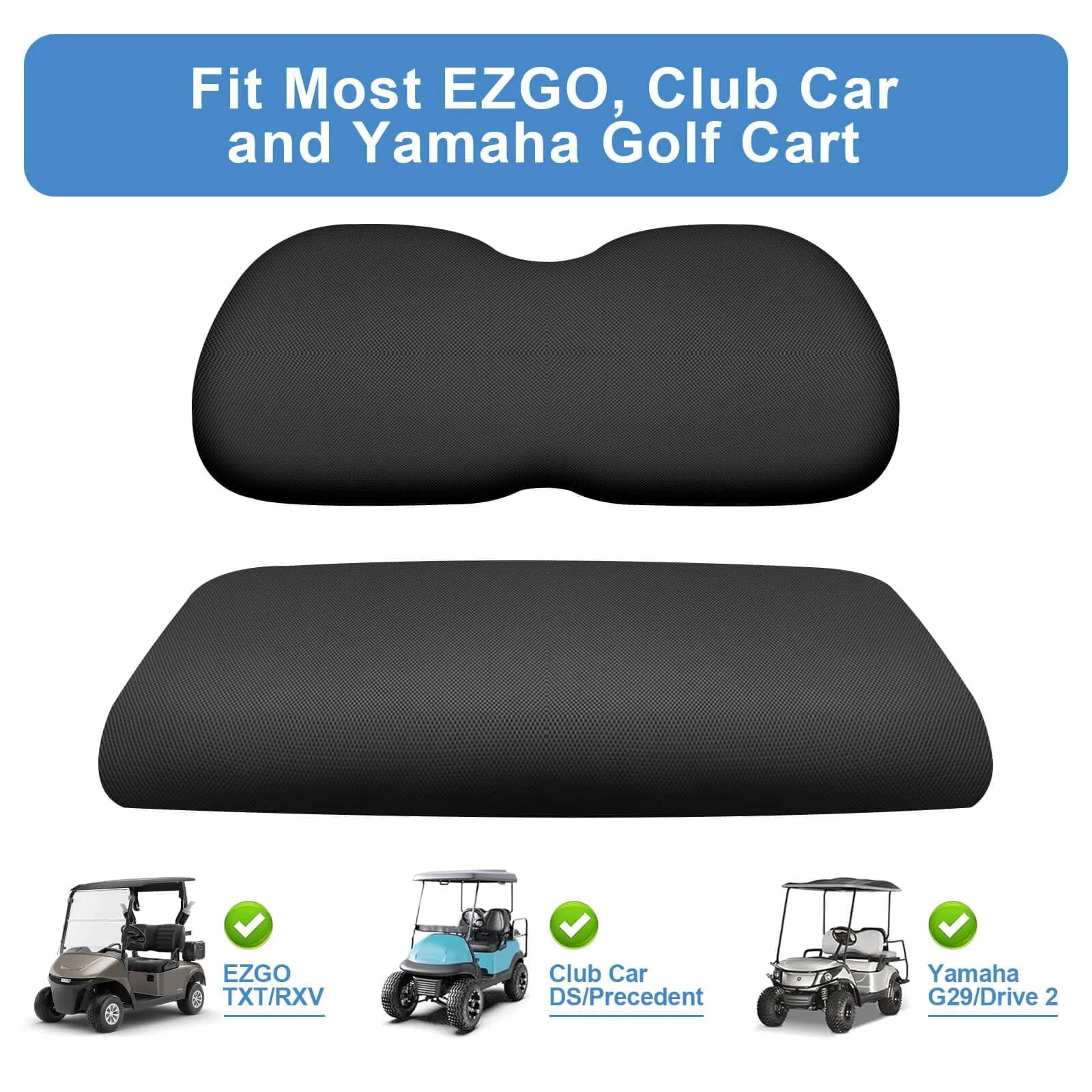 MOSNAI M633 Golf Cart Front Seat Covers image 3