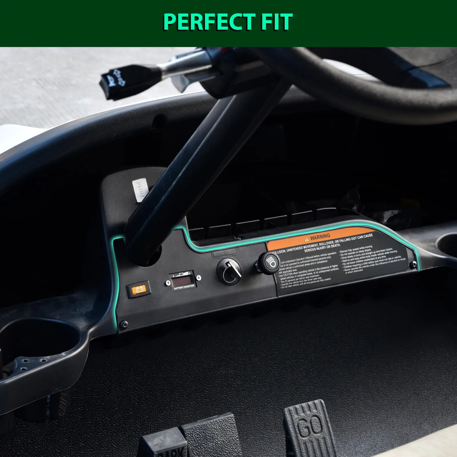 POKIAUTO Dash Cover for Club Car Tempo 2017+ Electric image 3