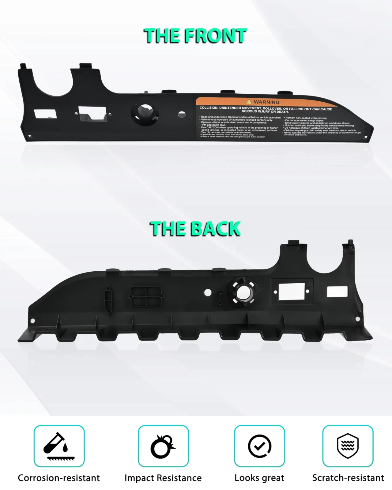 POKIAUTO Dash Cover for Club Car Tempo 2017+ Electric image 4