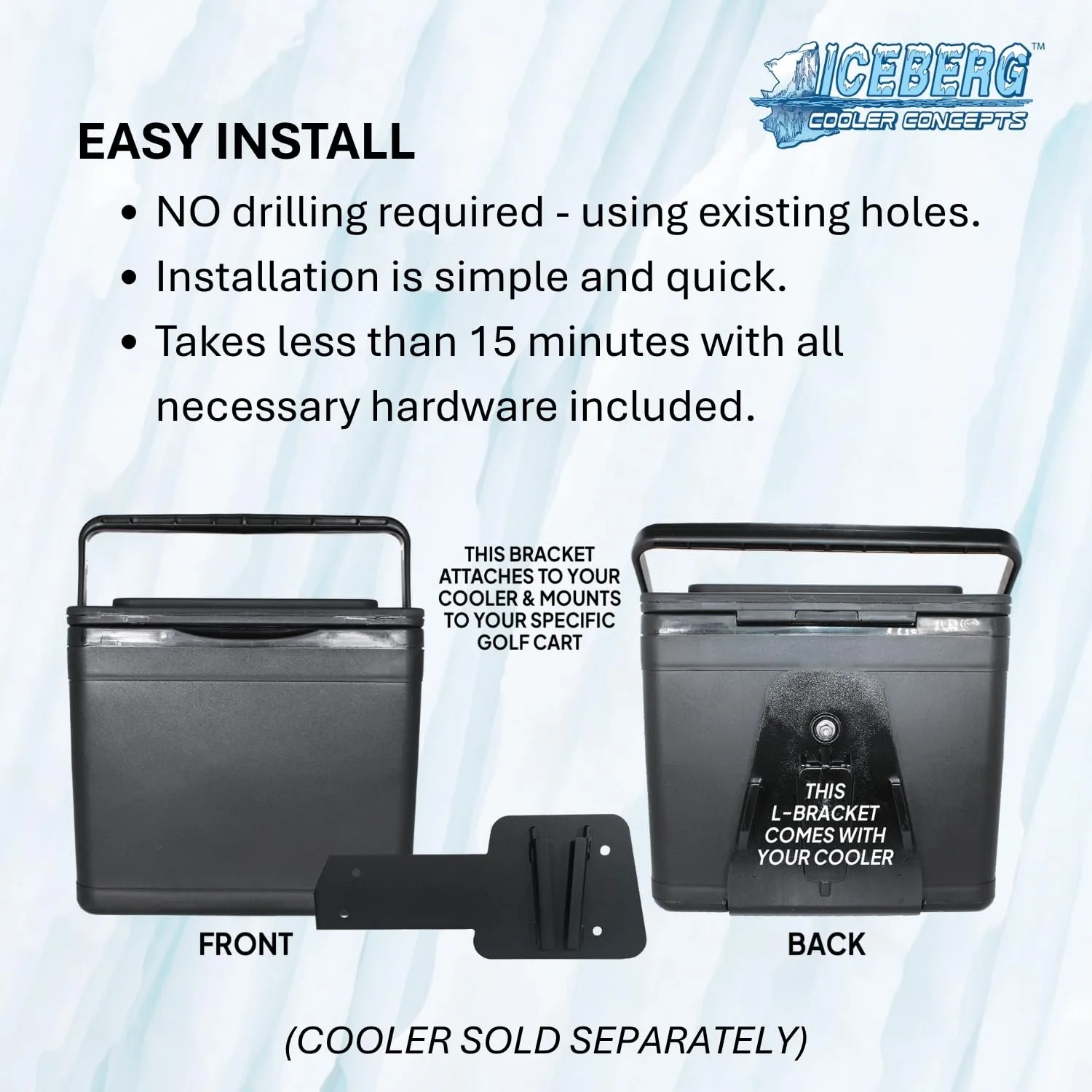 Evolution D5 Ranger & Maverick Cooler Mounting Bracket image 2
