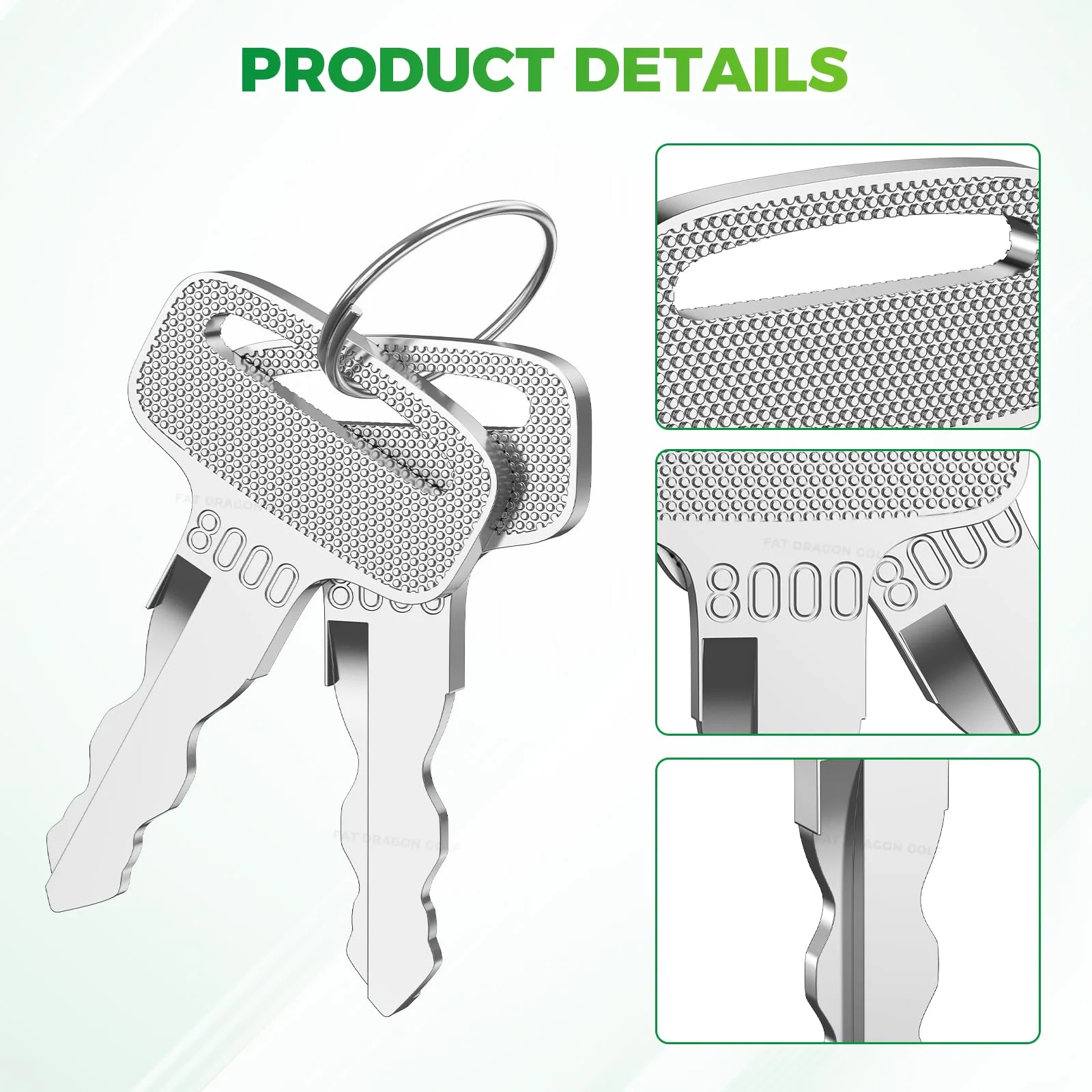 Panglong Replacement Ignition Keys for Yamaha G14/G16/G19/G22/G29 – JU2-H2511-00/8000 image 4