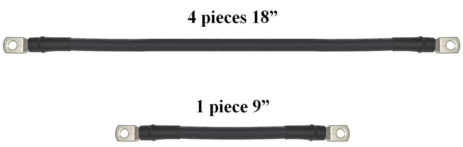 WindyNation E-Z-GO TXT 48V Battery Cable Set image 2
