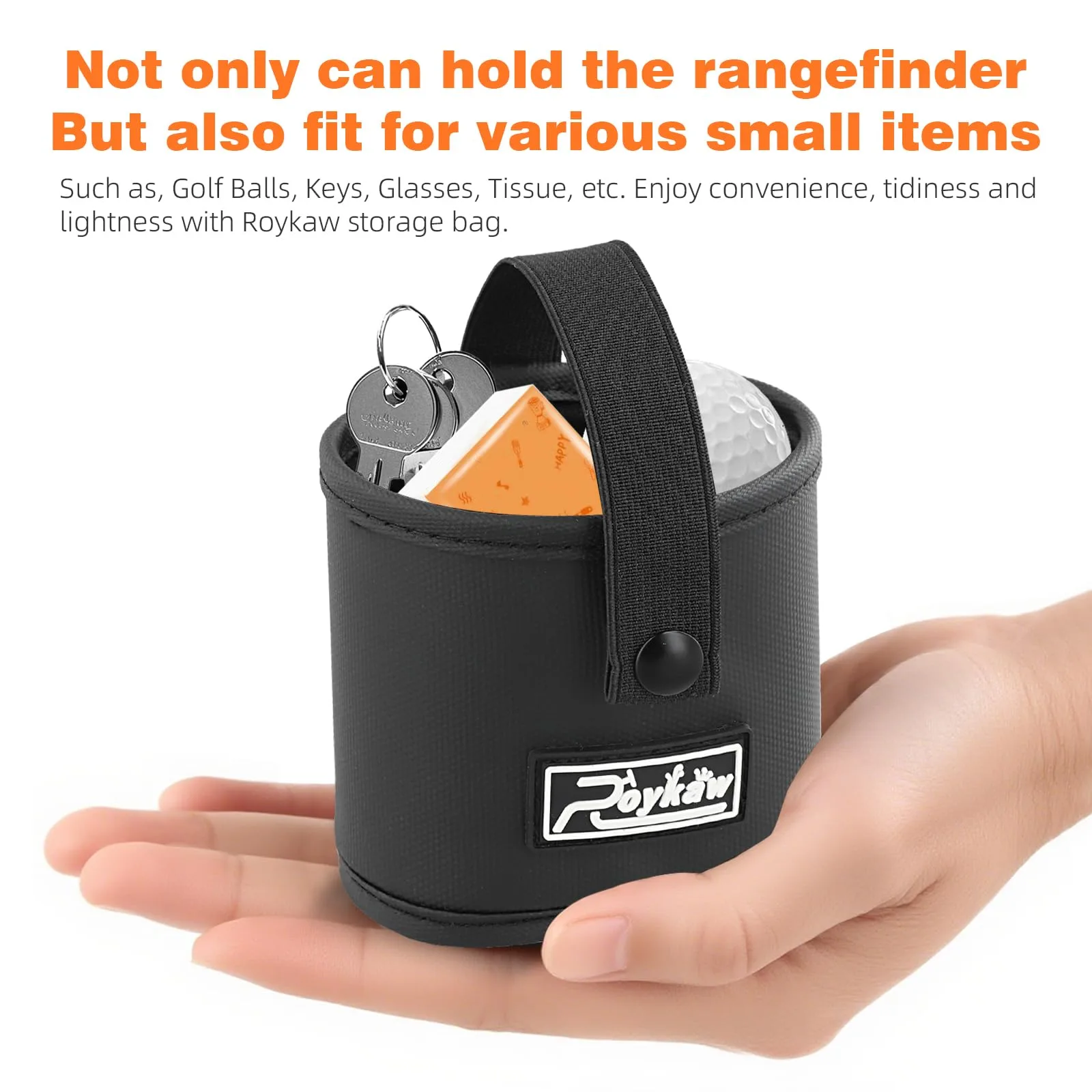 Roykaw RG0588 Golf Cart Rangefinder Pouch Holder image 3